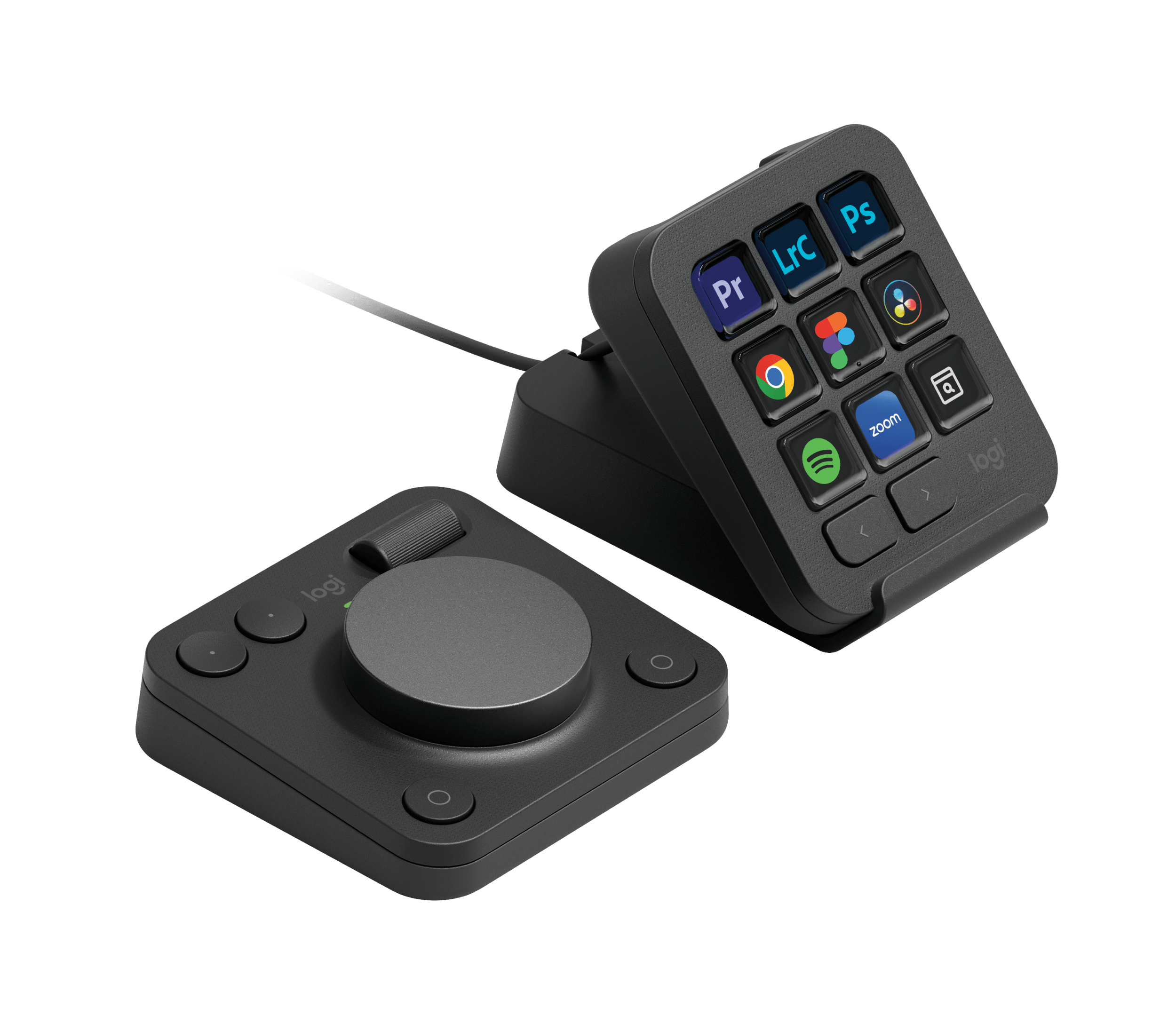 Logitech MX Creative Console, цвет: Графитовый — фото 2