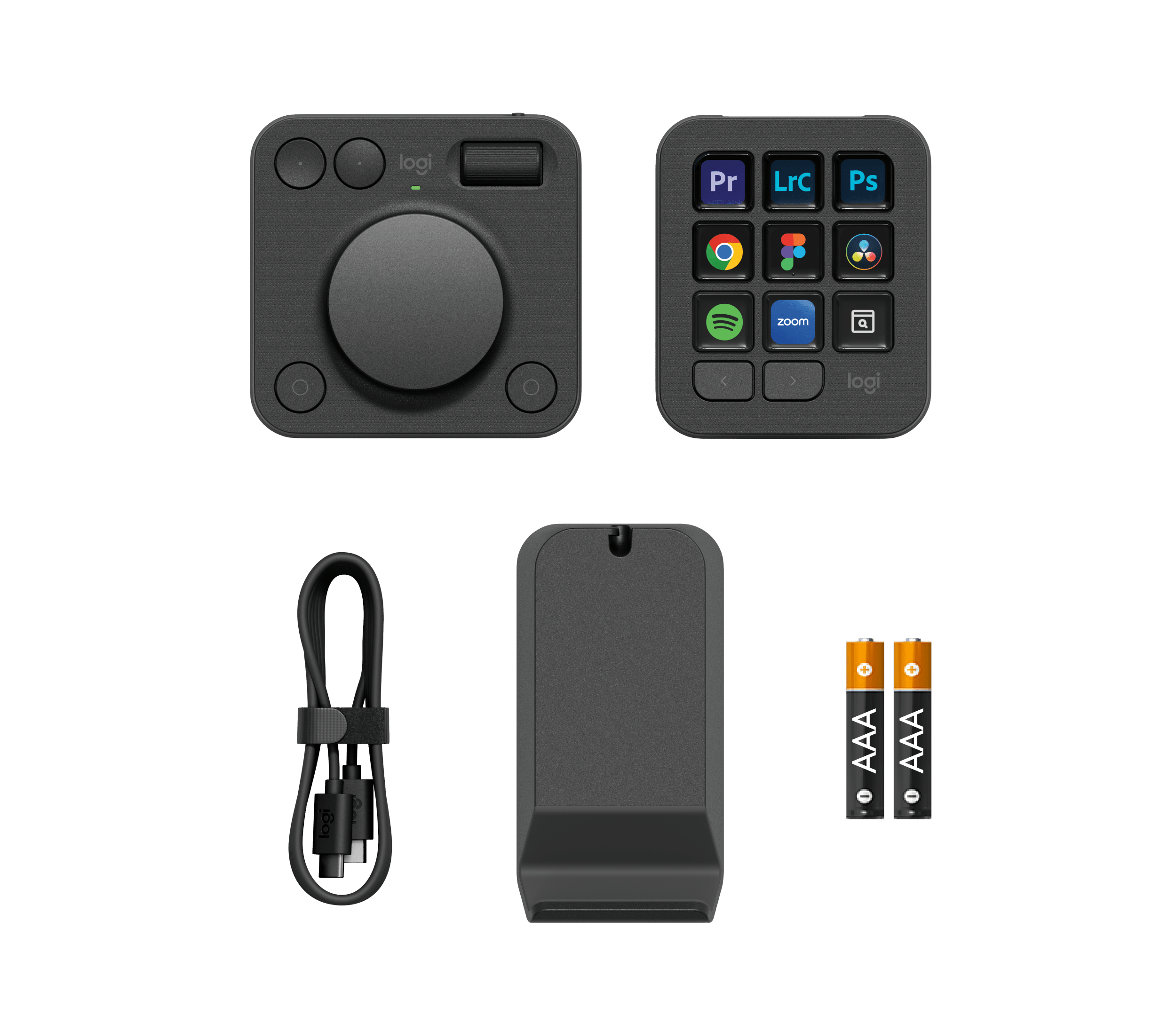 Logitech MX Creative Console, цвет: Графитовый — фото 3