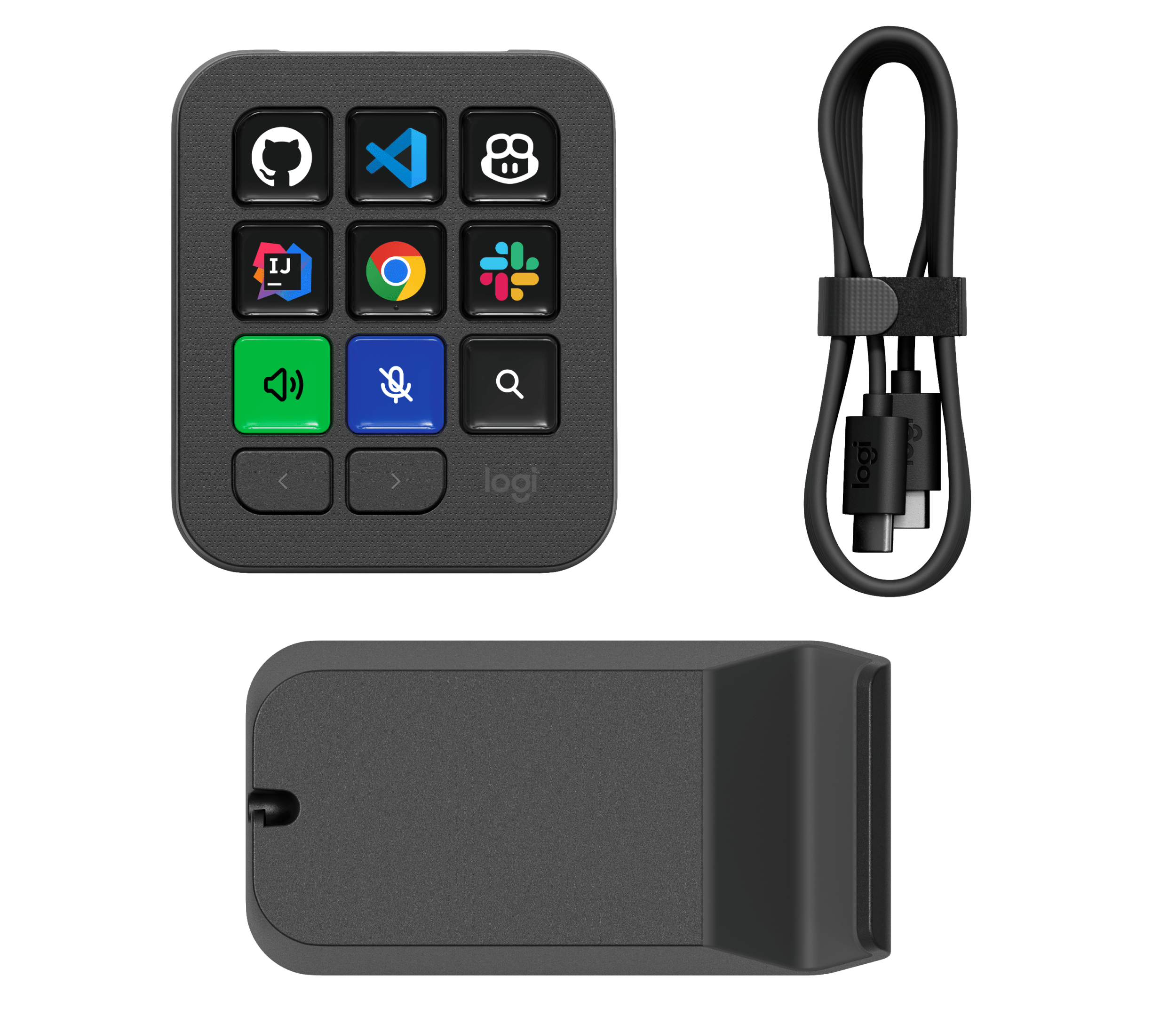 Logitech MX Keypad, цвет: Графитовый — фото 3