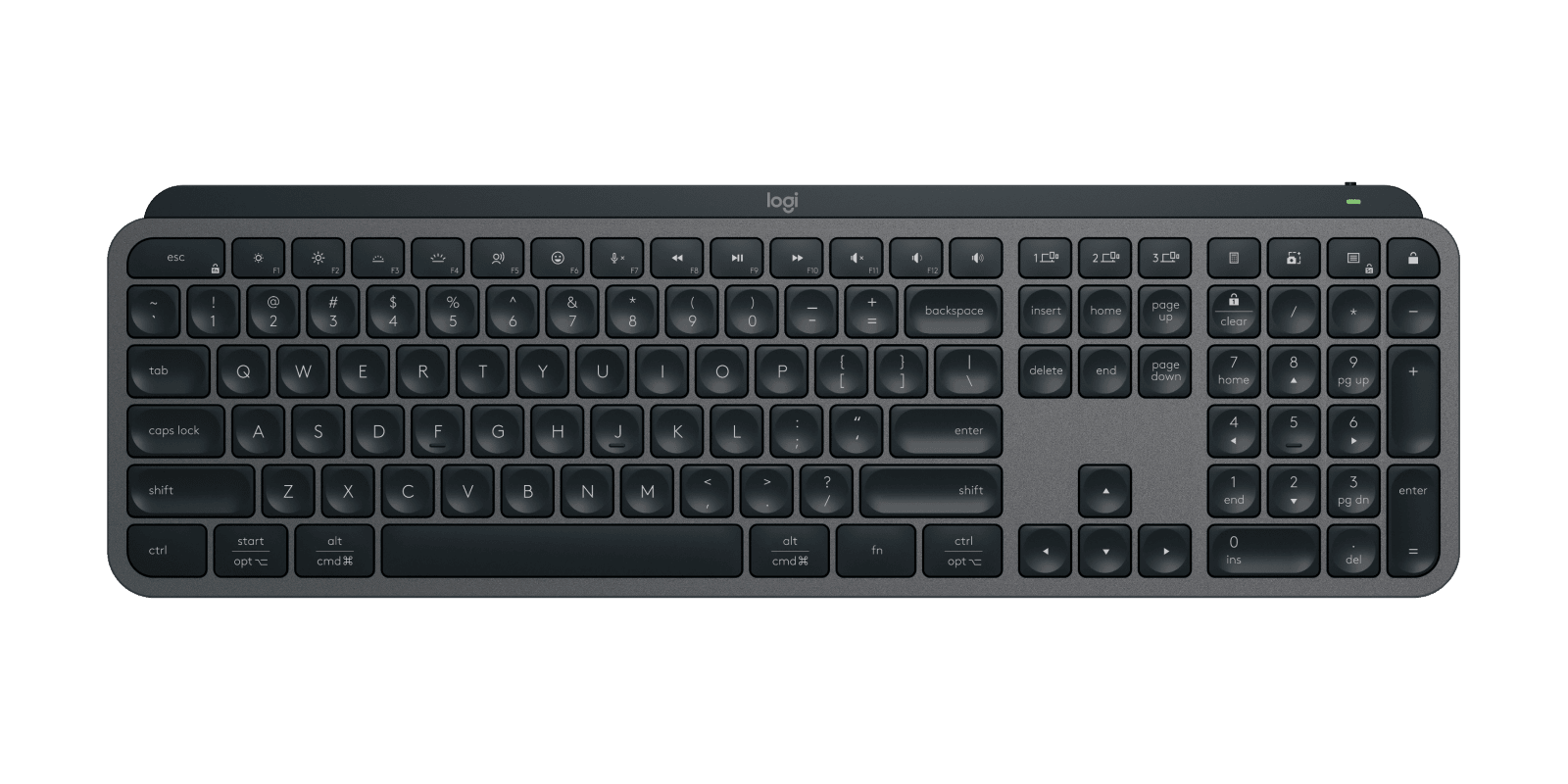 Logitech MX Keys for Business, цвет: Графитовый