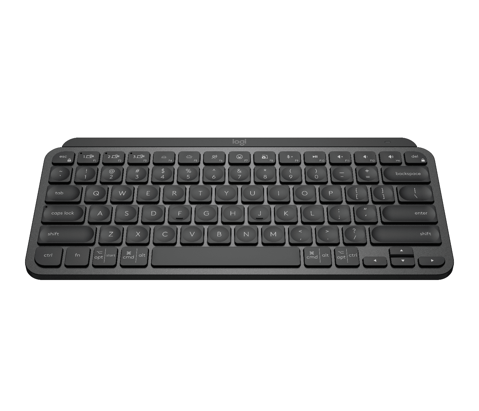 Logitech MX Keys Mini Minimalist Wireless Illuminated Keyboard, цвет: Чёрный — фото 2
