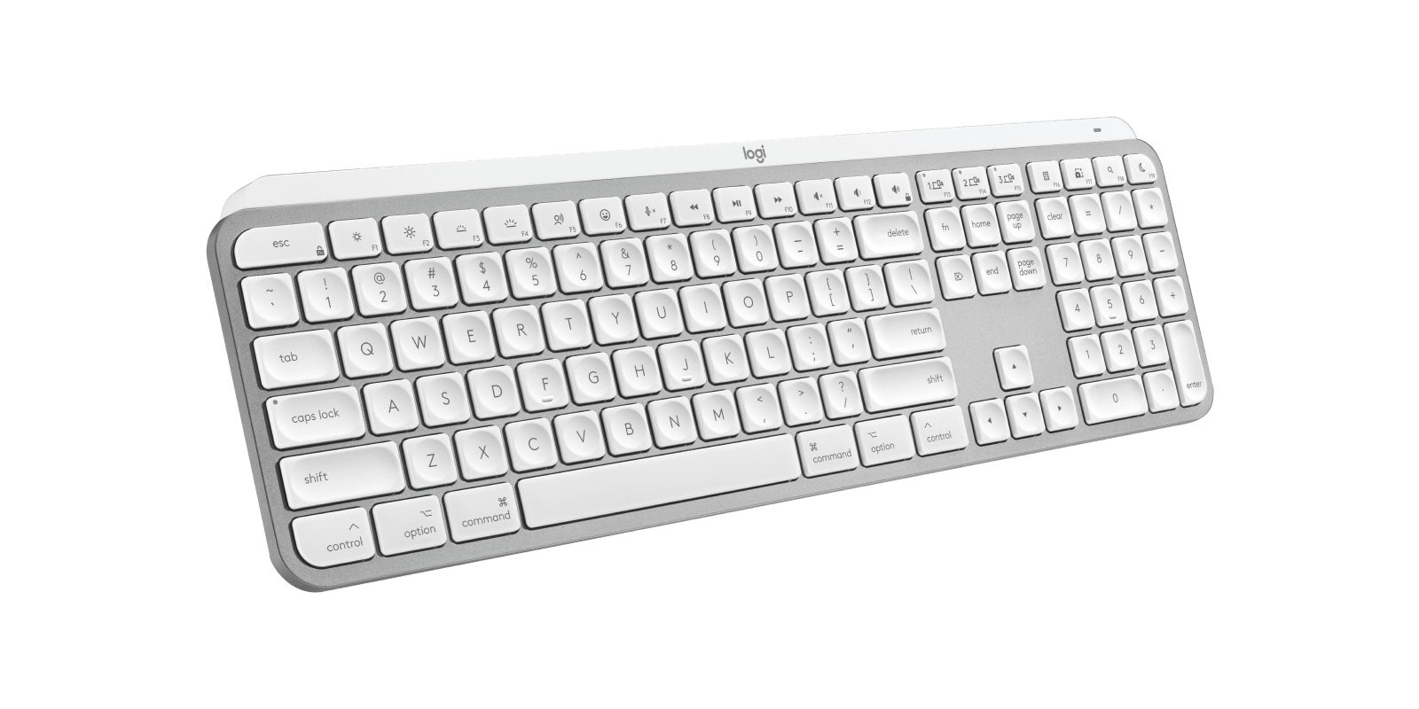 Logitech MX Keys S for Mac, цвет: Бледный серый — фото 4
