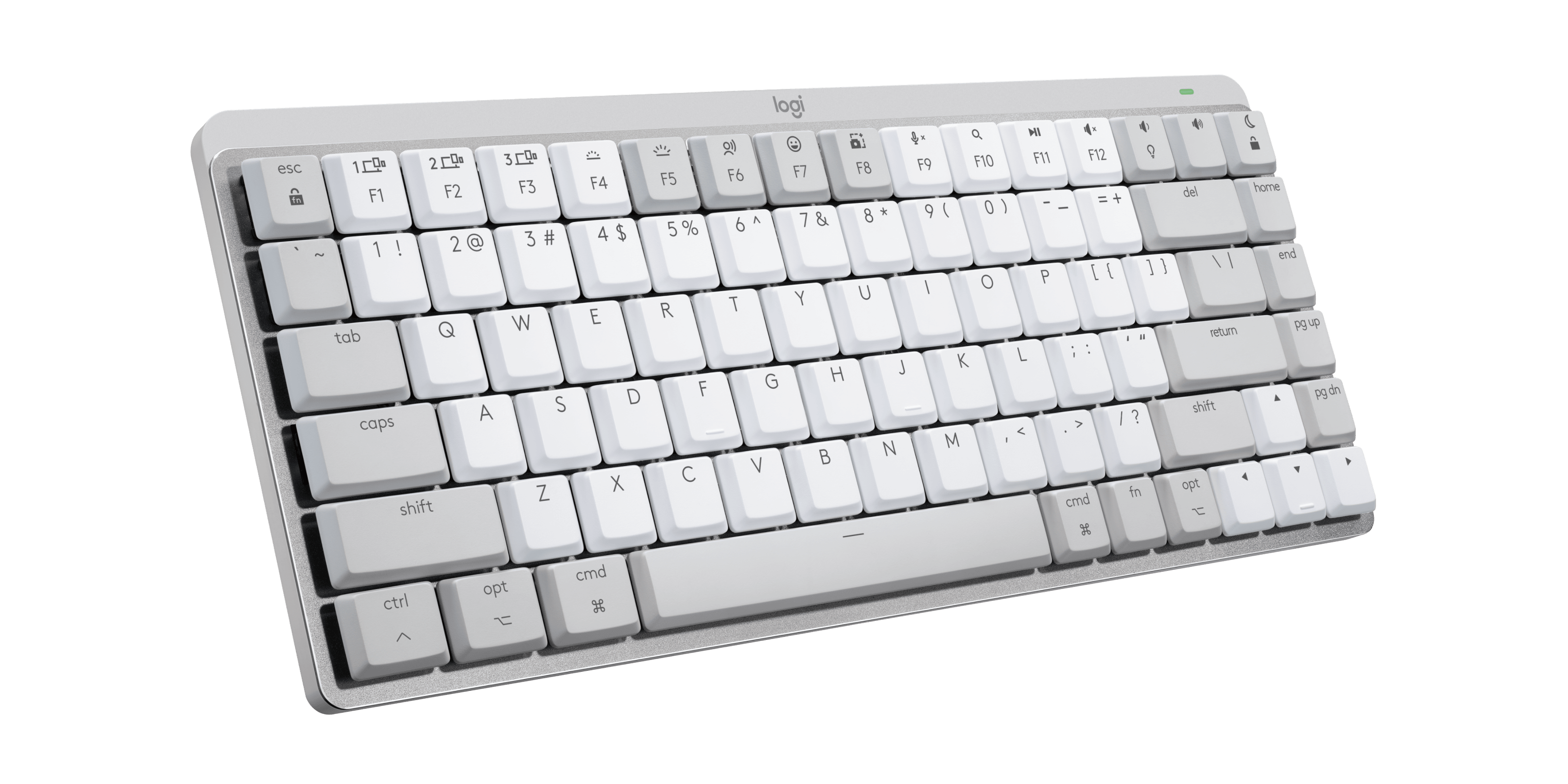 Logitech MX Mechanical Mini for Mac, цвет: Бледный серый — фото 3