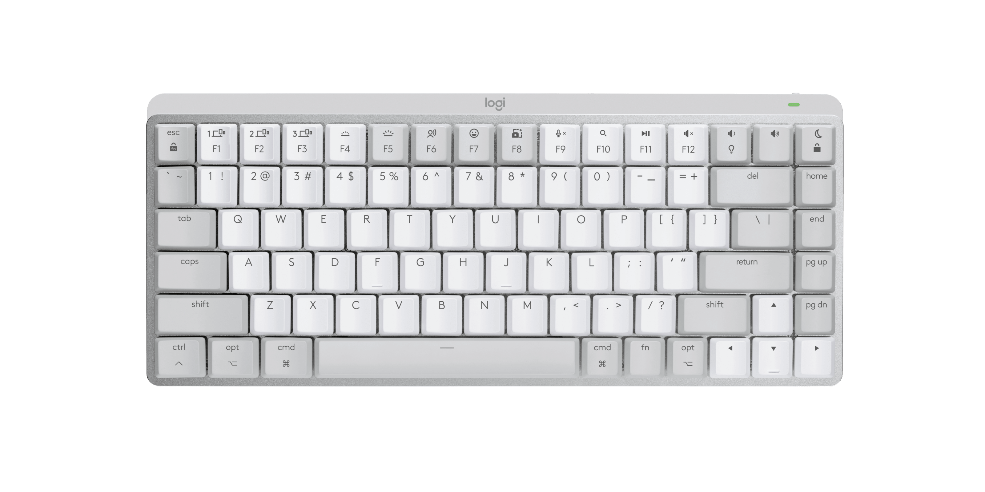 Logitech MX Mechanical Mini for Mac, цвет: Бледный серый