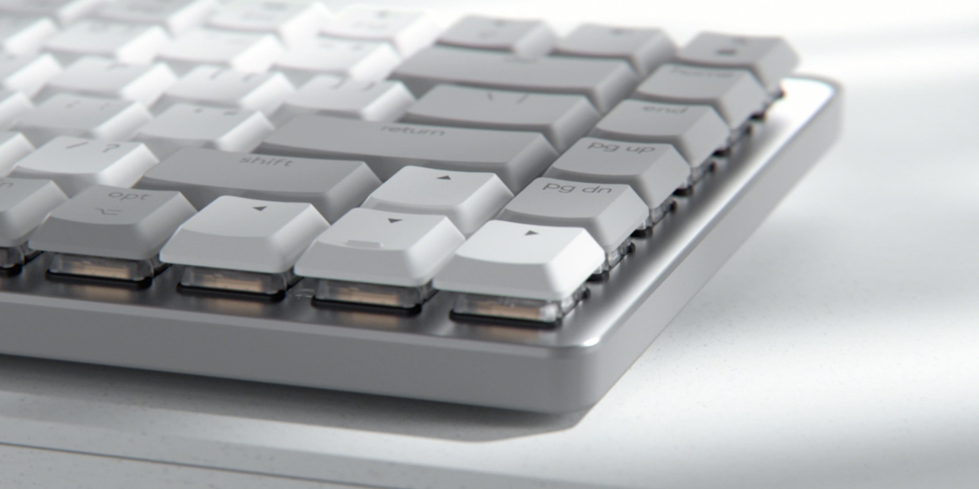 Logitech MX Mechanical Mini for Mac, цвет: Бледный серый — фото 5