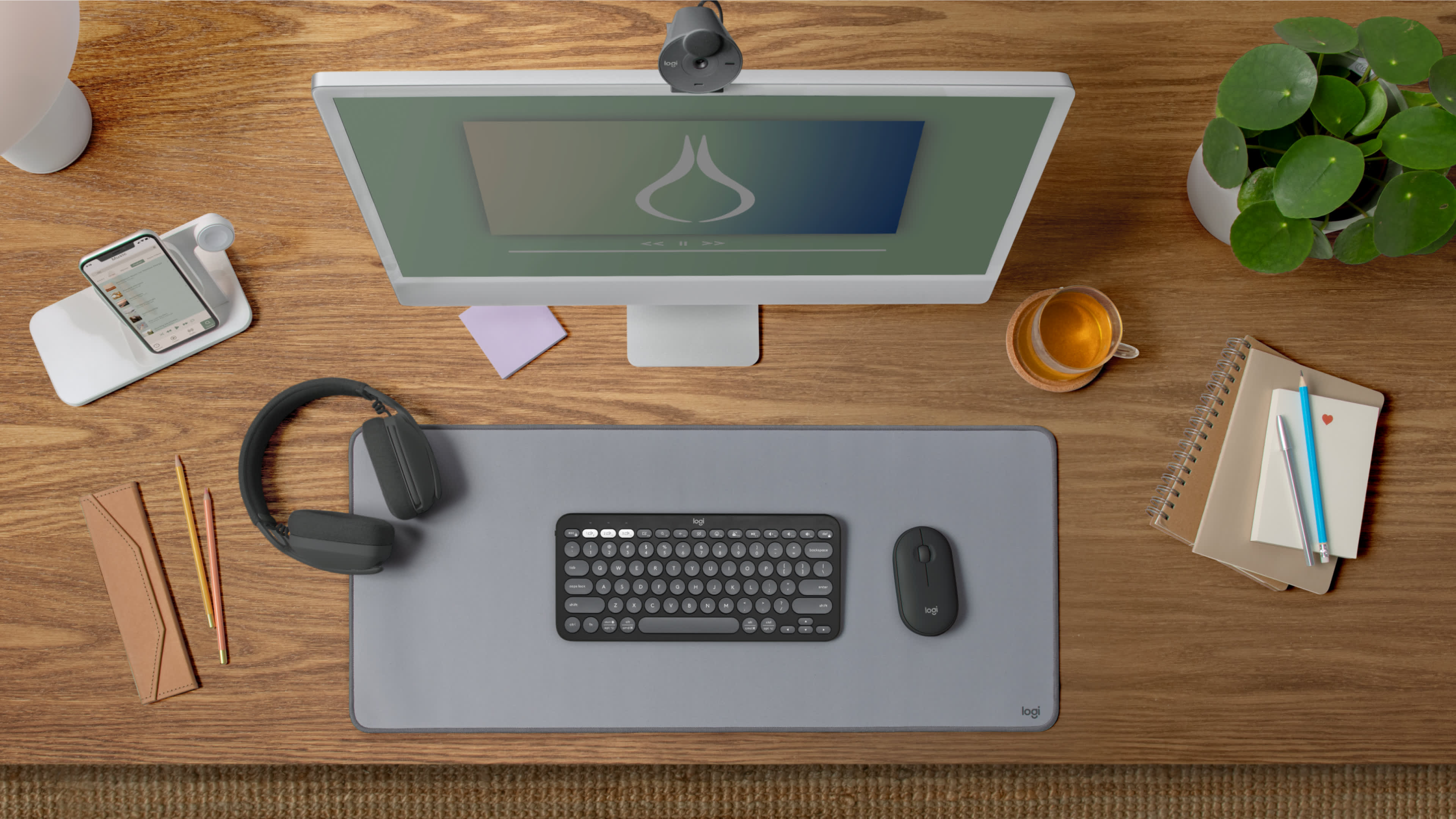 Logitech Pebble Keys 2 K380s, цвет: Графитовый — фото 6