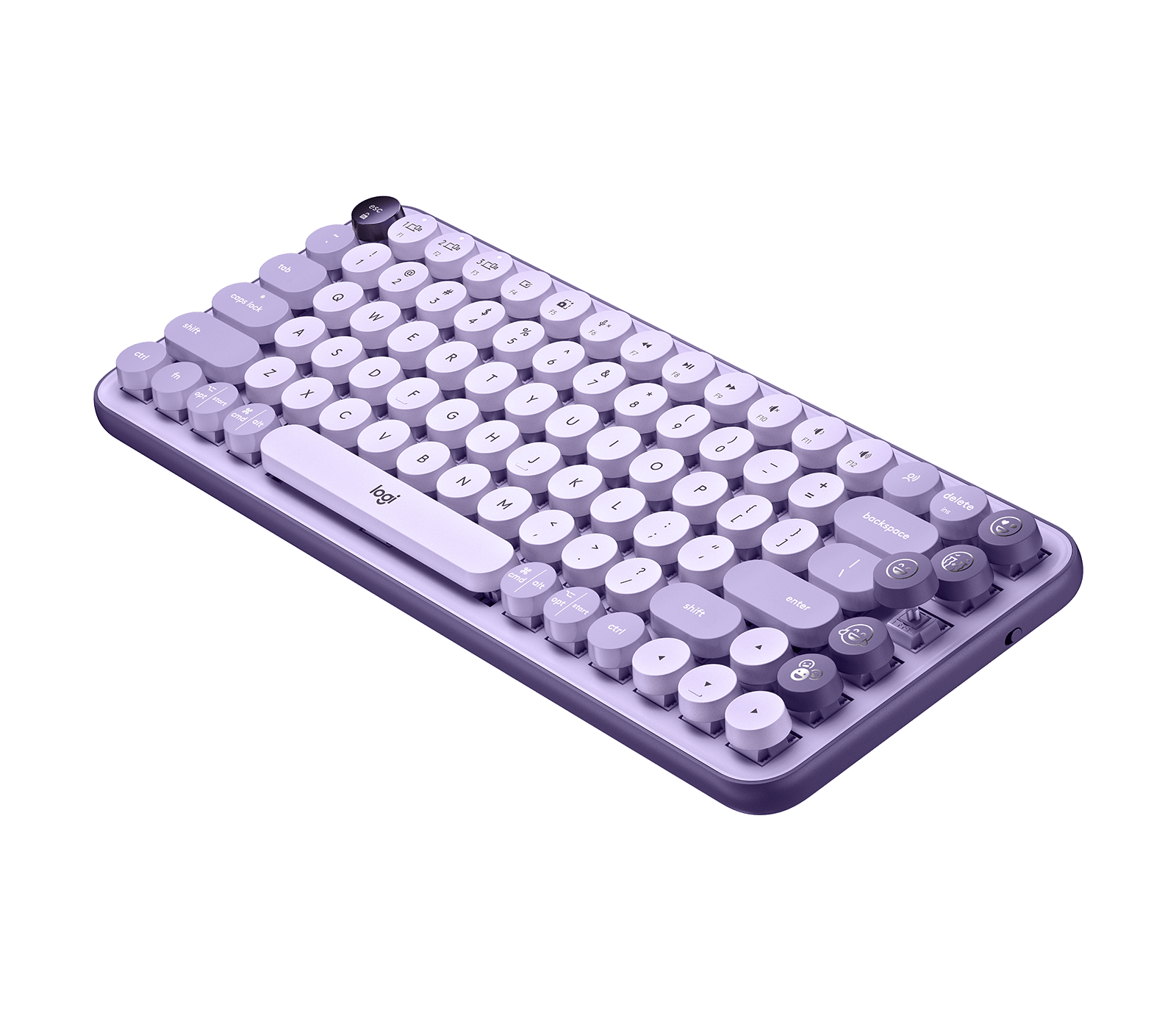 Logitech POP Keys Wireless Mechanical Keyboard with Customizable Emoji Keys, цвет: Cosmos — фото 2