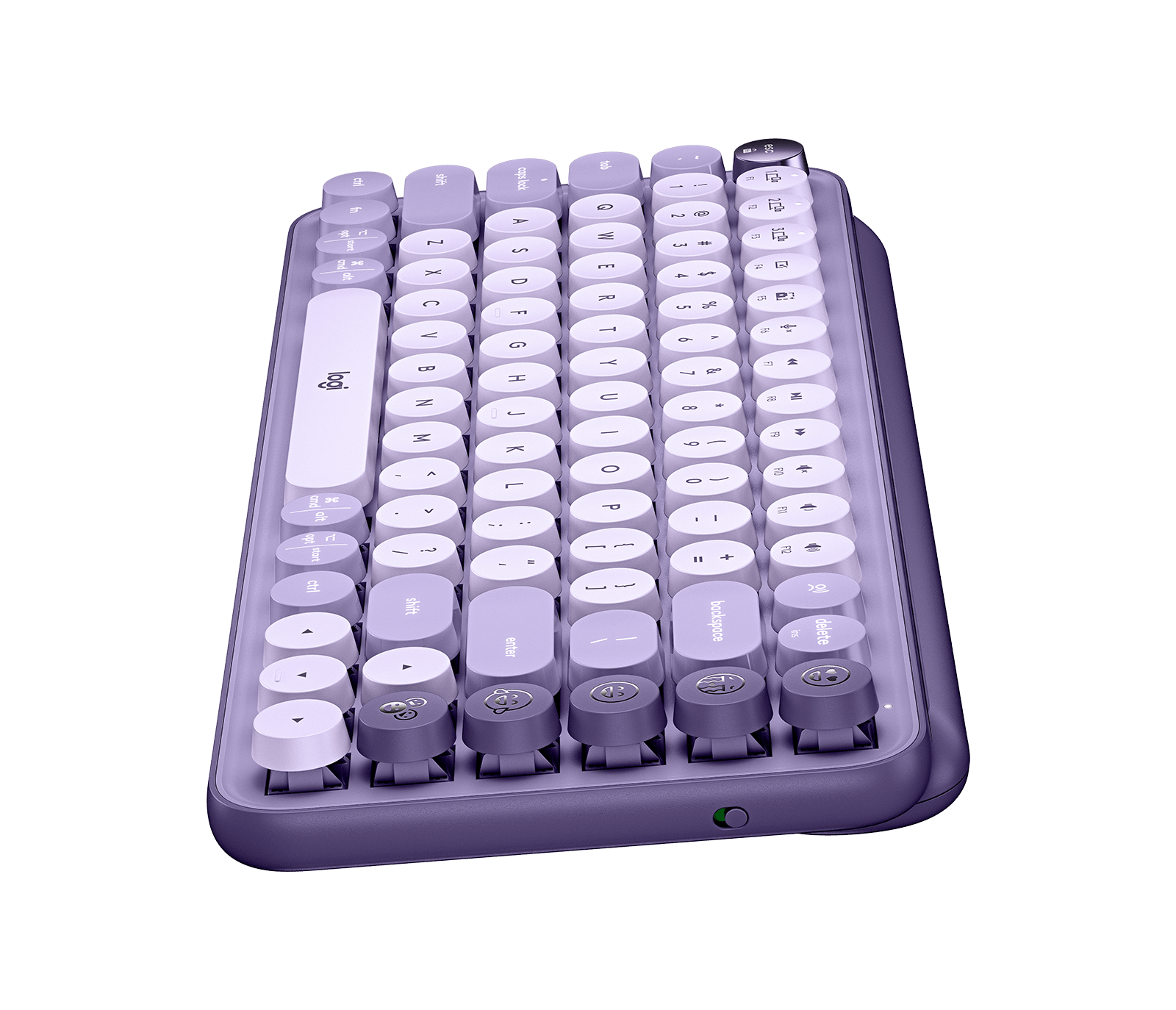 Logitech POP Keys Wireless Mechanical Keyboard with Customizable Emoji Keys, цвет: Cosmos — фото 4