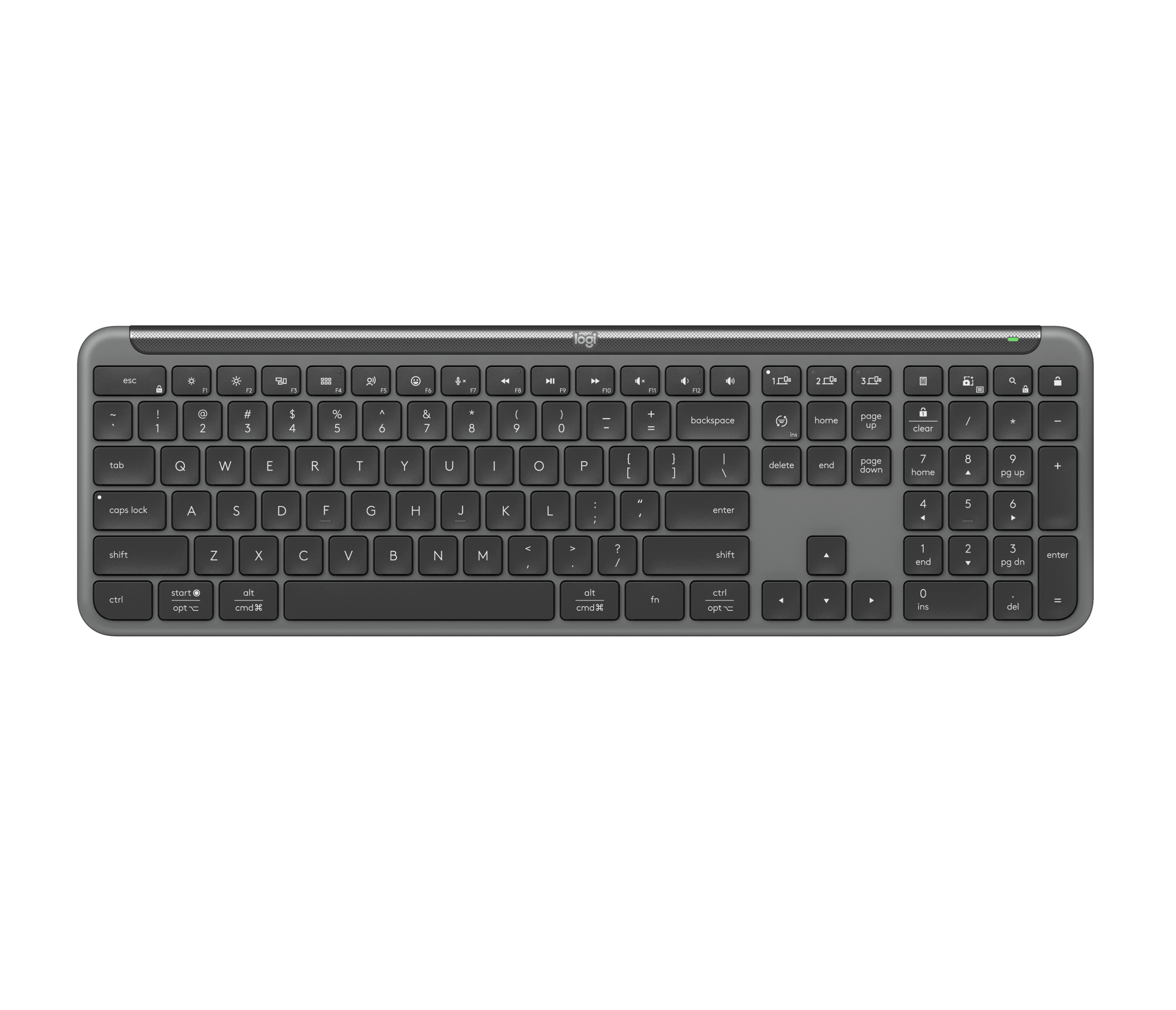 Logitech Signature Slim Keyboard K950, цвет: Графитовый