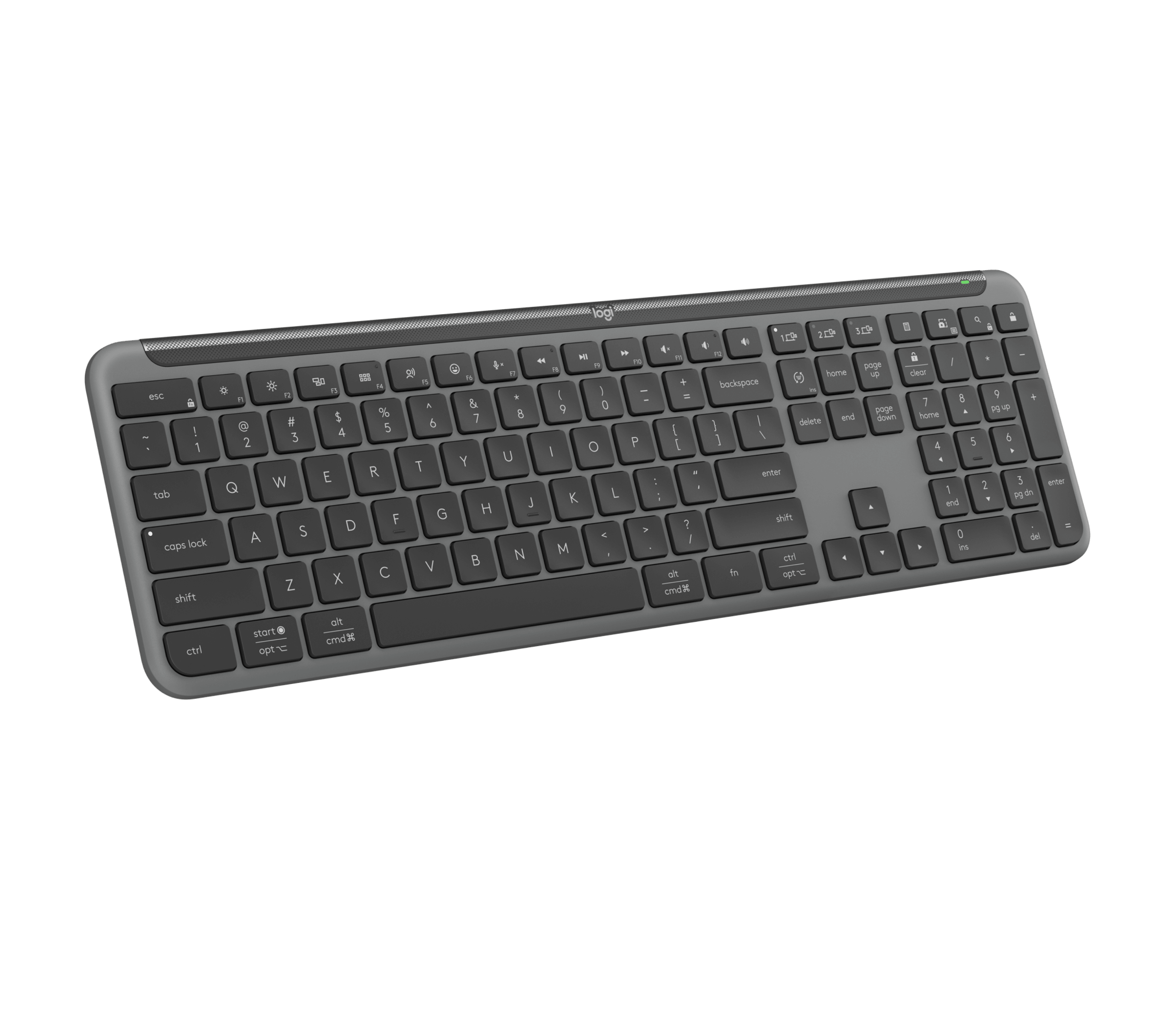 Logitech Signature Slim Keyboard K950, цвет: Графитовый — фото 2