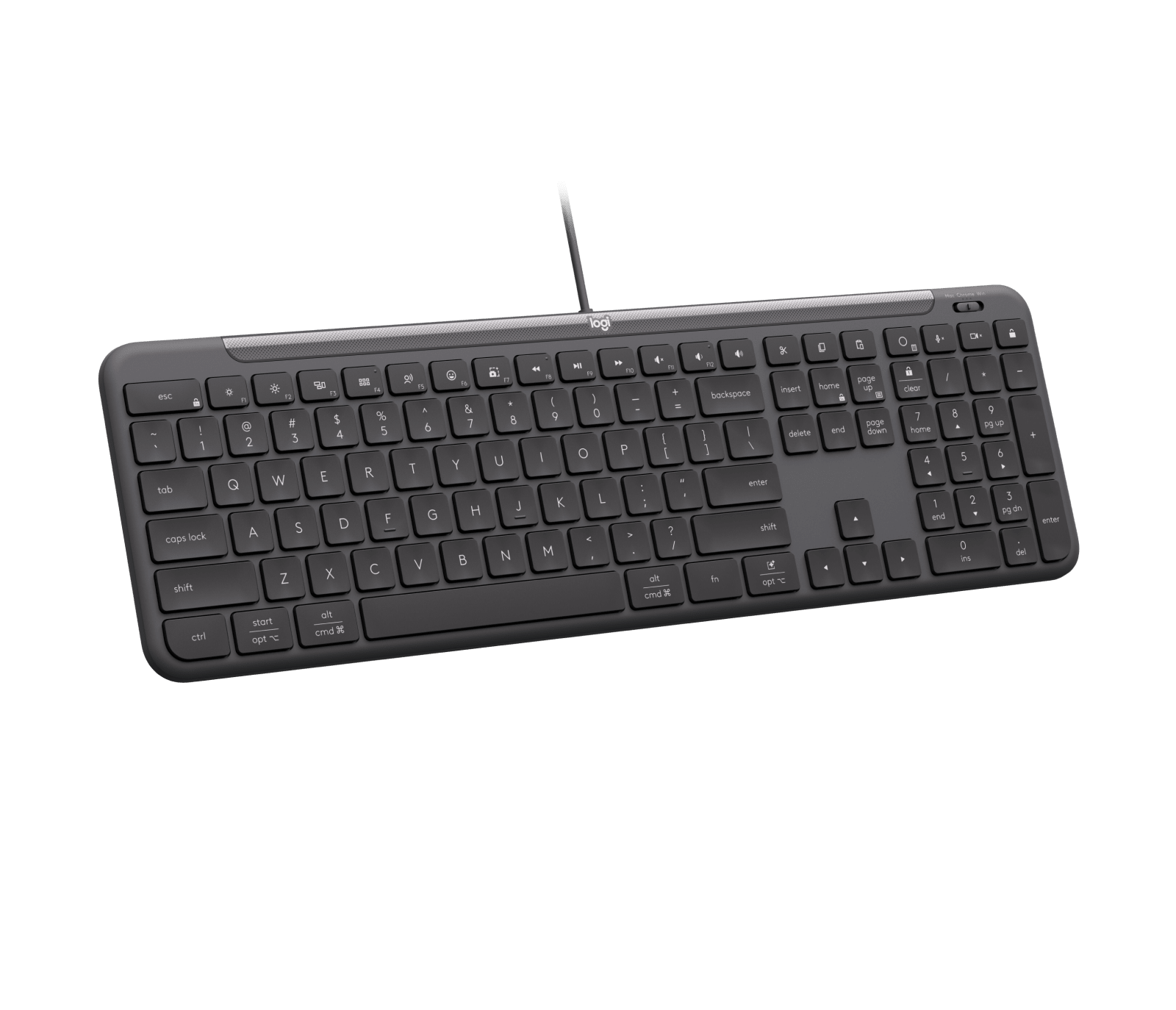 Logitech Signature Slim Wired K620 for Business, цвет: Графитовый — фото 2