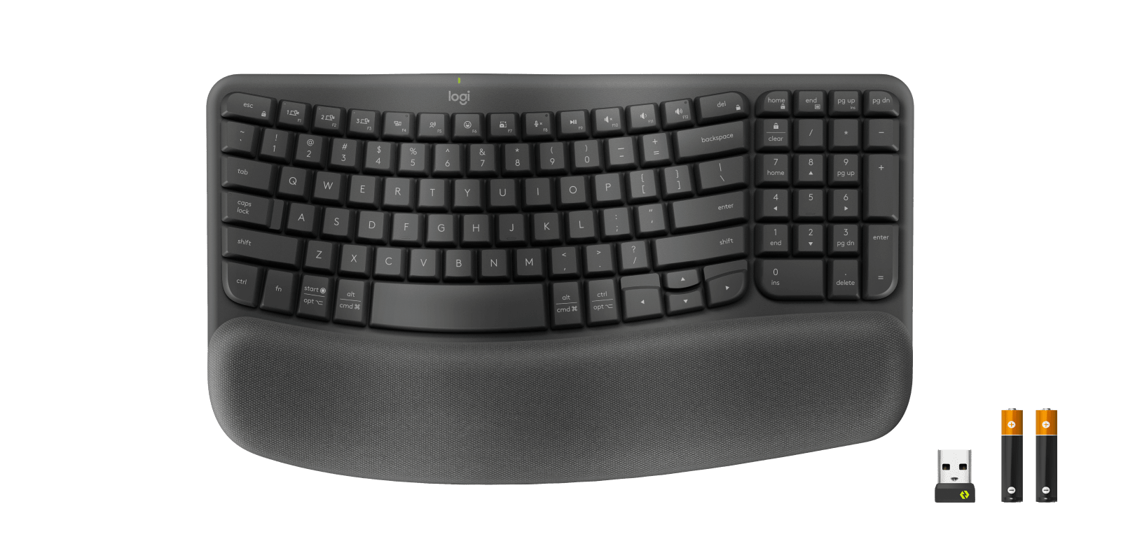 Logitech Wave Keys for Business, цвет: Графитовый — фото 6