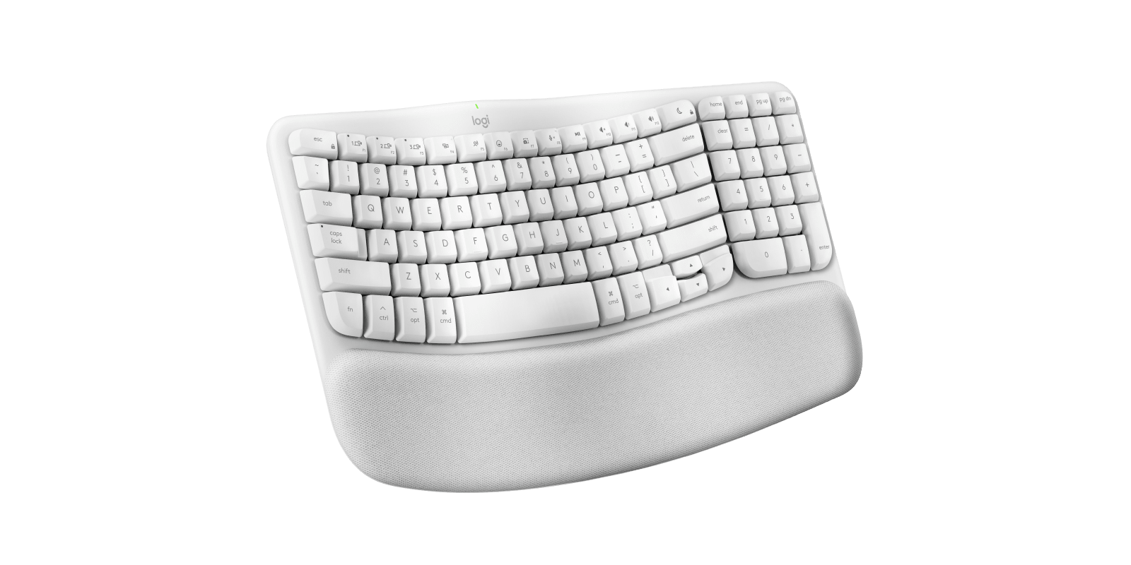 Logitech Wave Keys for Mac, цвет: Молочно-белый — фото 2