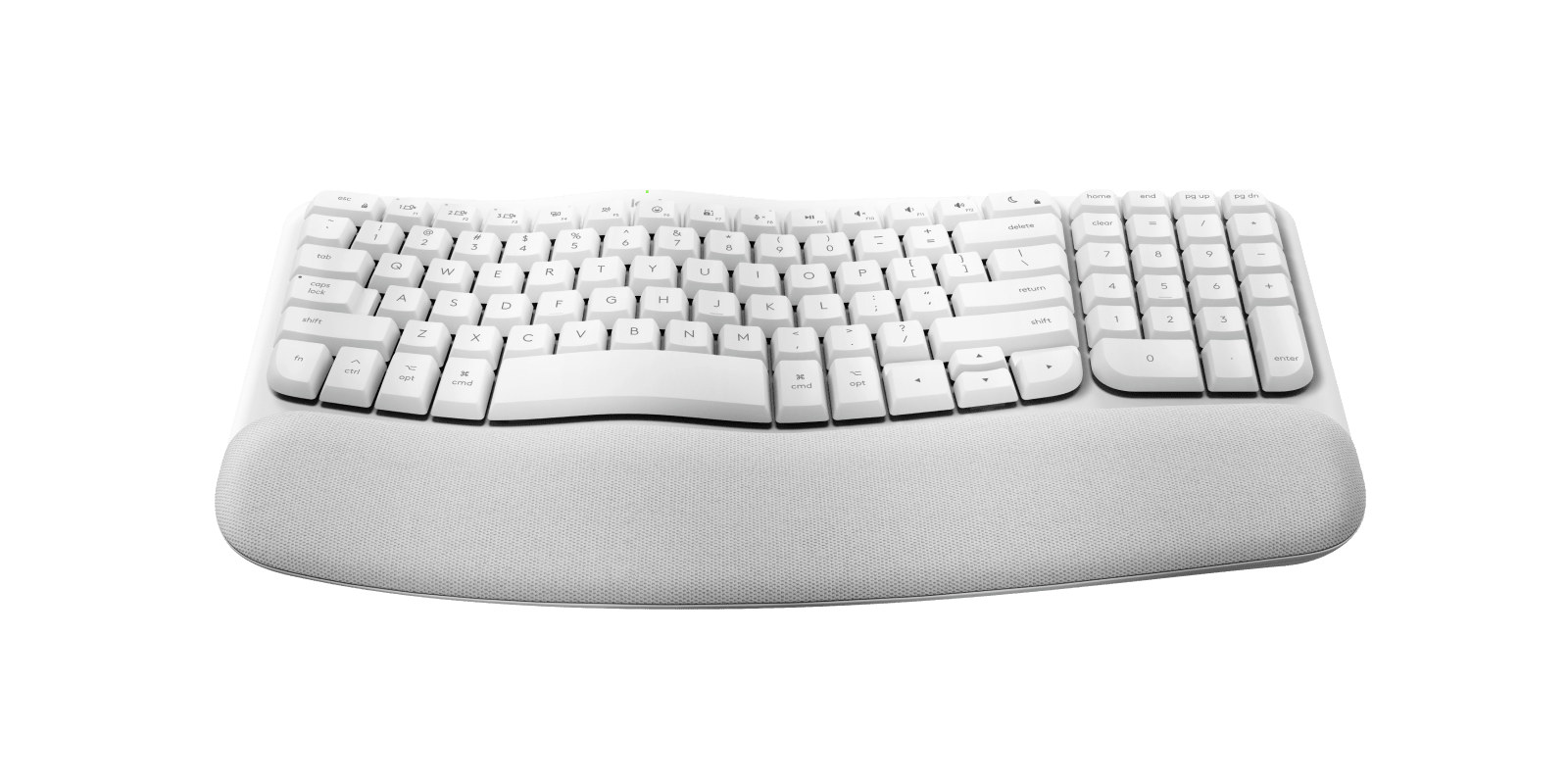 Logitech Wave Keys for Mac, цвет: Молочно-белый — фото 6
