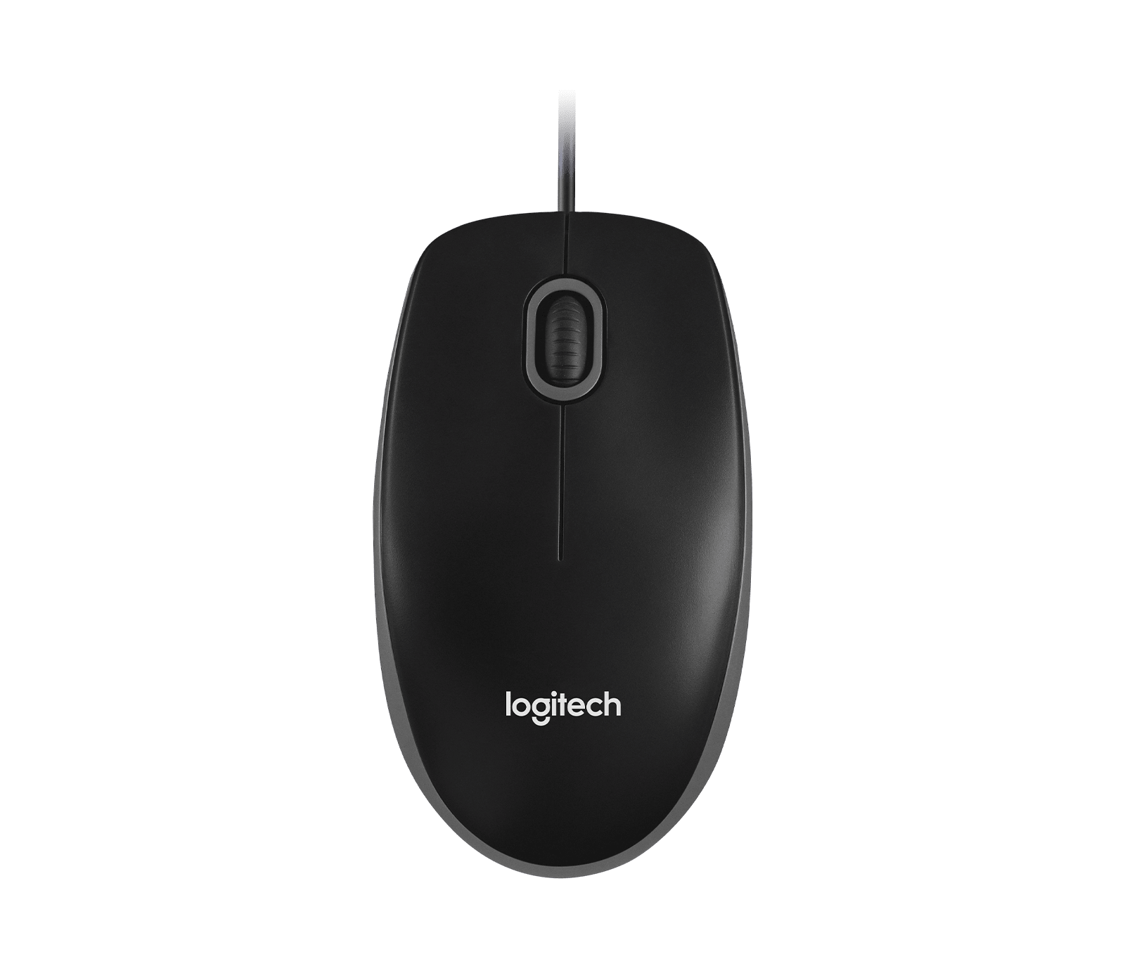 Logitech B100 Optical USB Mouse, цвет: Чёрный — фото 1