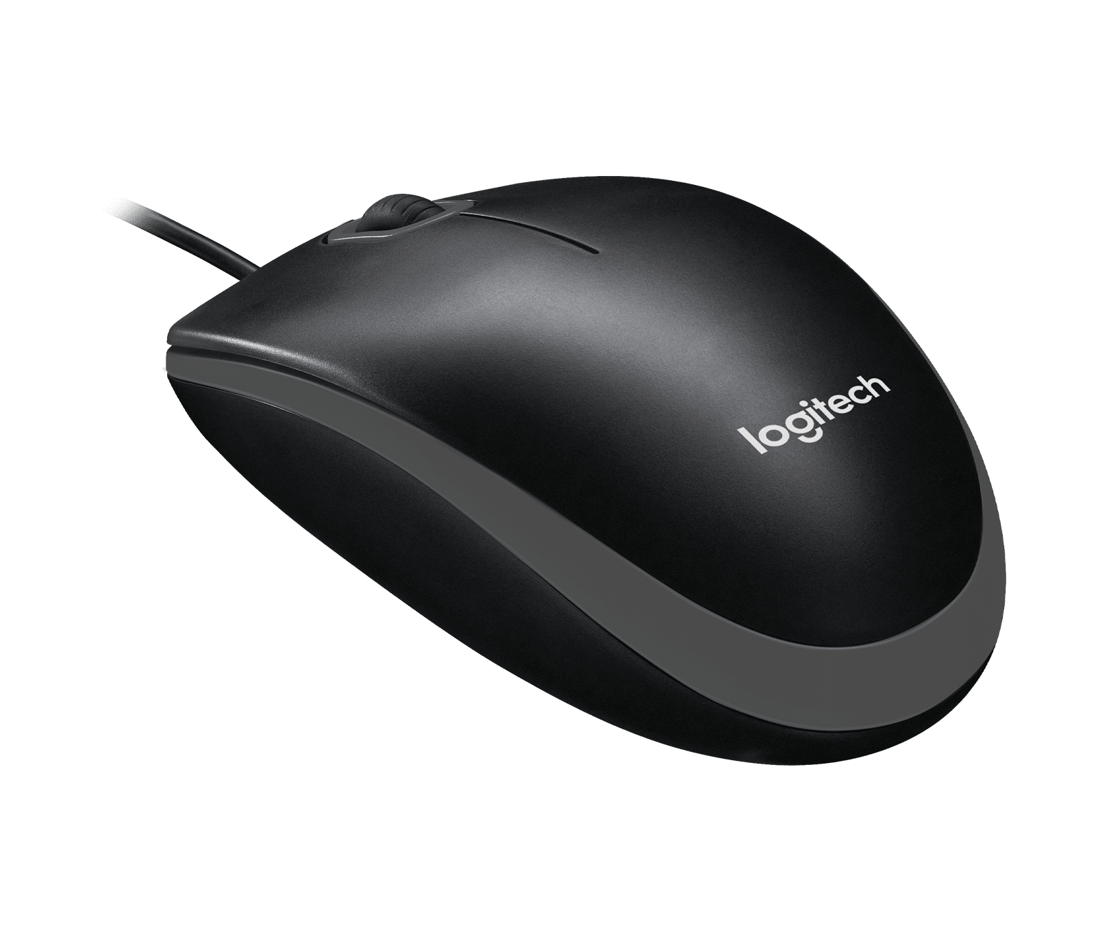 Logitech B100 Optical USB Mouse, цвет: Чёрный — фото 2