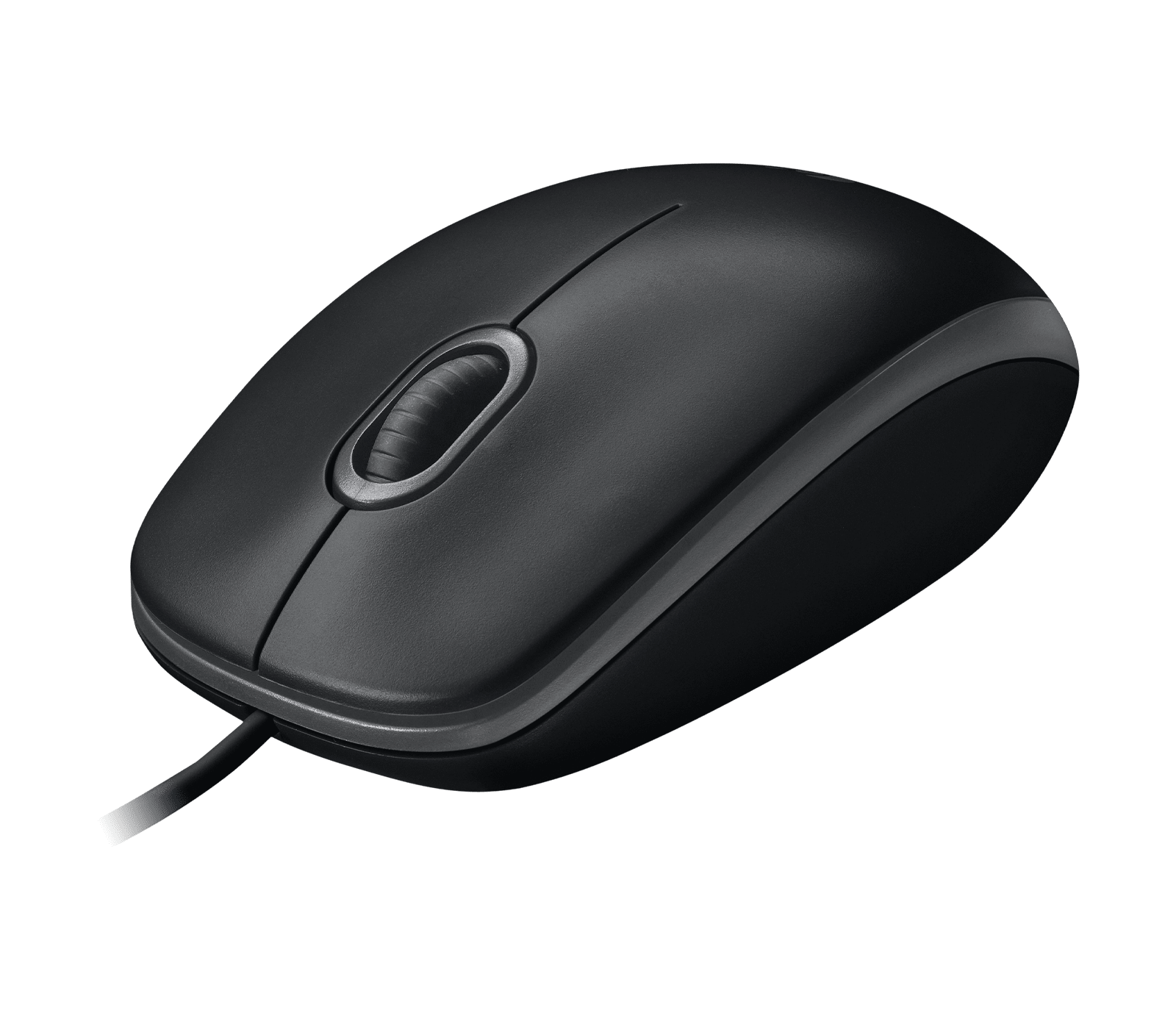 Logitech B100 Optical USB Mouse, цвет: Чёрный — фото 3
