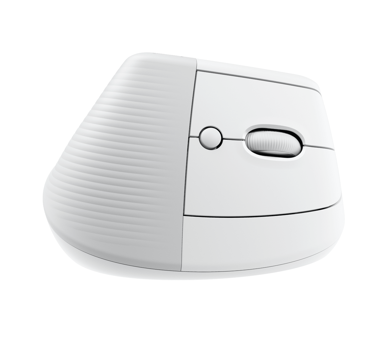 Logitech Lift for Mac Vertical Ergonomic Mouse, цвет: Молочно-белый — фото 2
