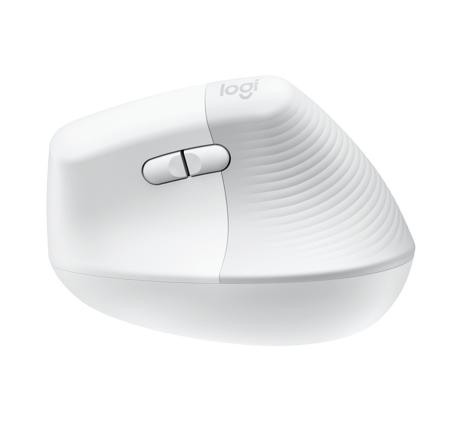 Logitech Lift for Mac Vertical Ergonomic Mouse, цвет: Молочно-белый — фото 4