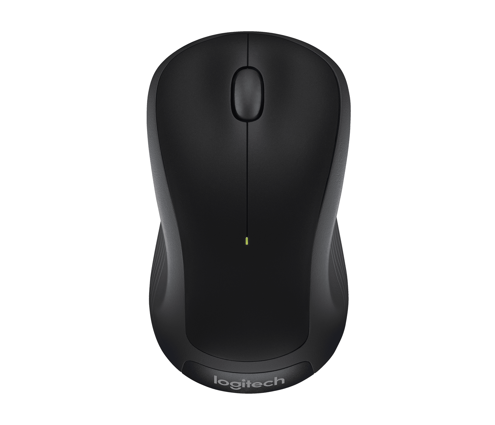 Logitech M310 Wireless Mouse Full-size with comfortable rubber sides, цвет: Чёрный — фото 1