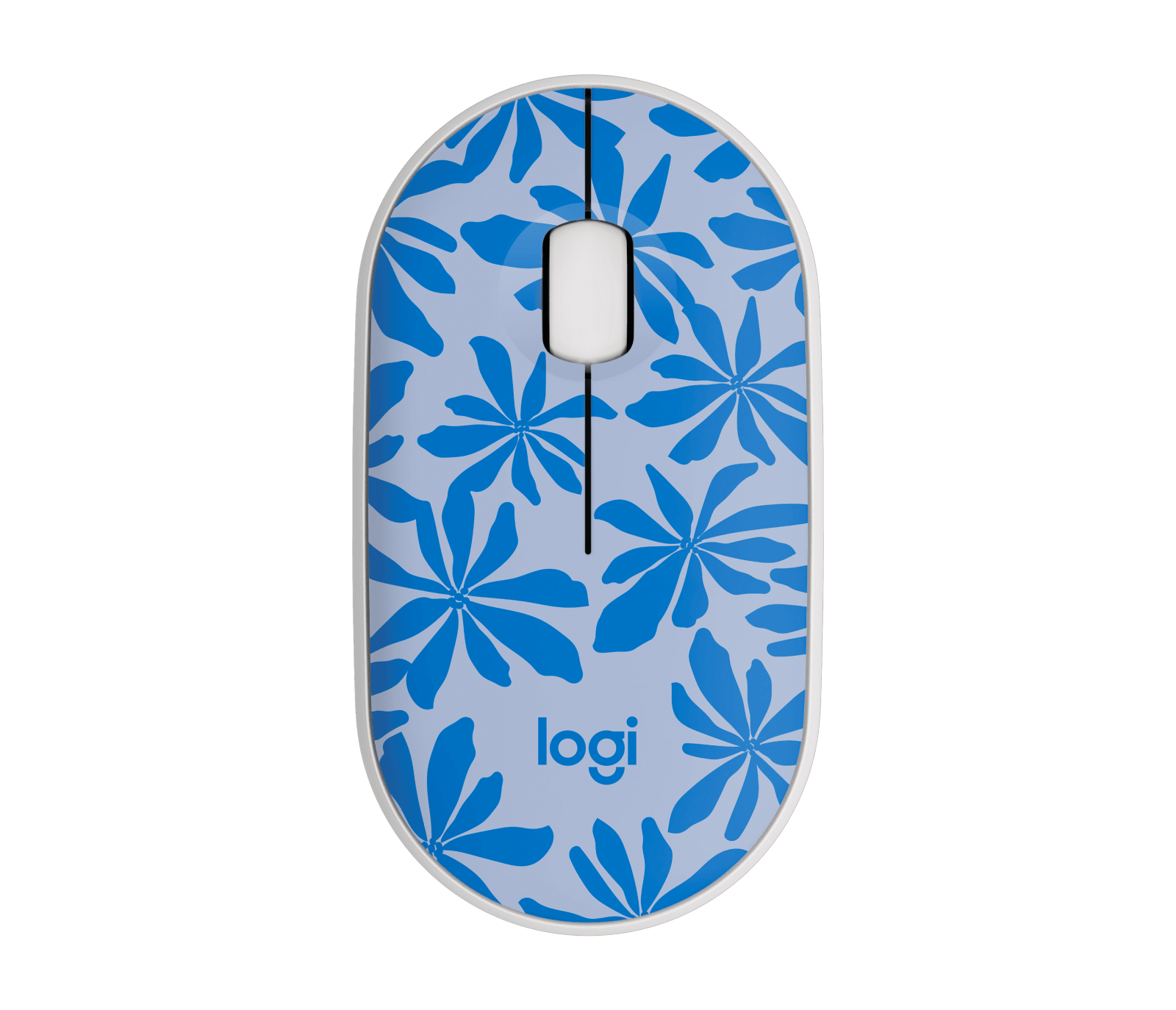 Logitech M340 Collection, цвет: Синий с принтом