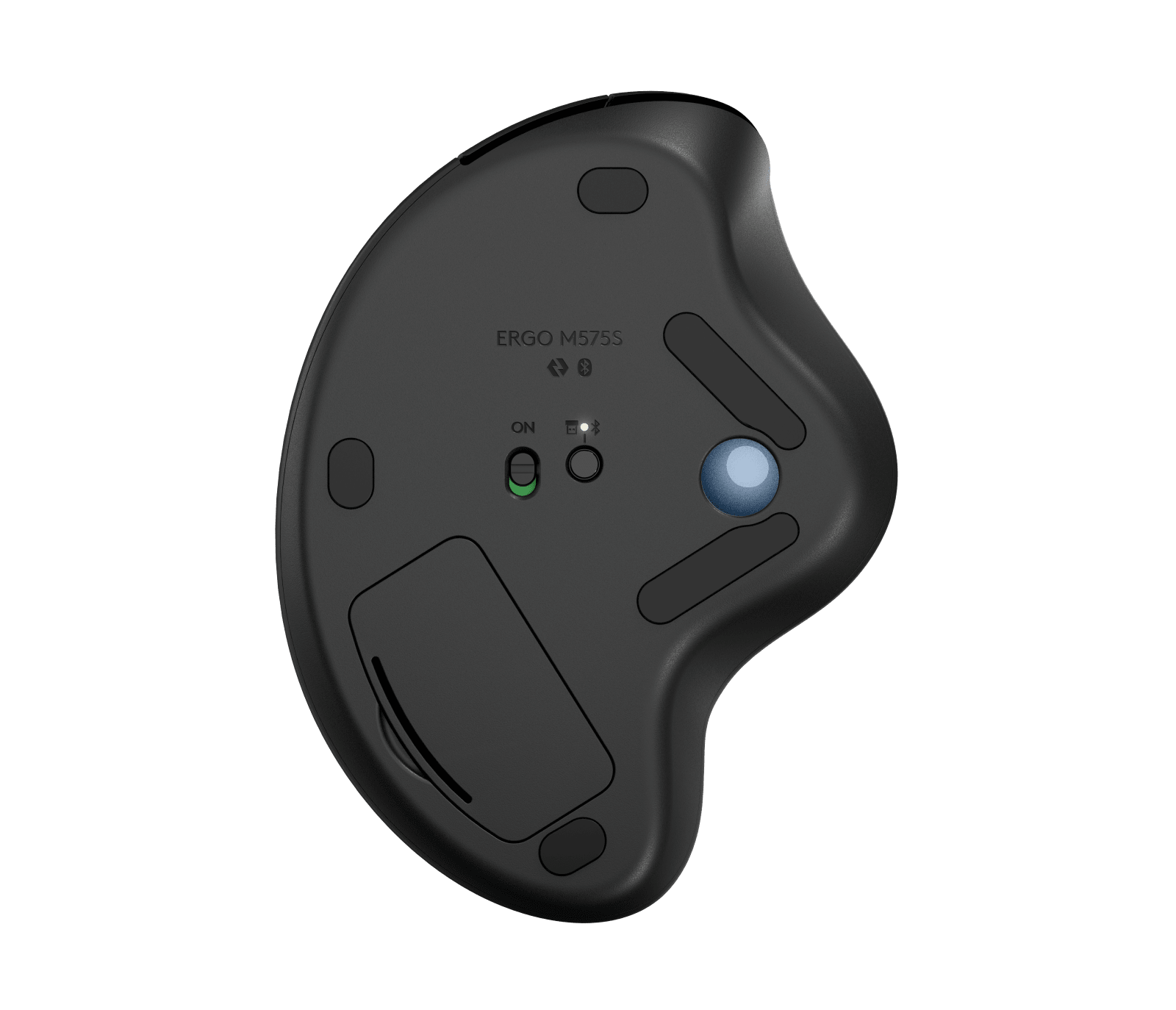 Logitech Ergo M575S Work in your comfort zone with Ergo M575S Wireless Trackball, цвет: Чёрный синий — фото 6