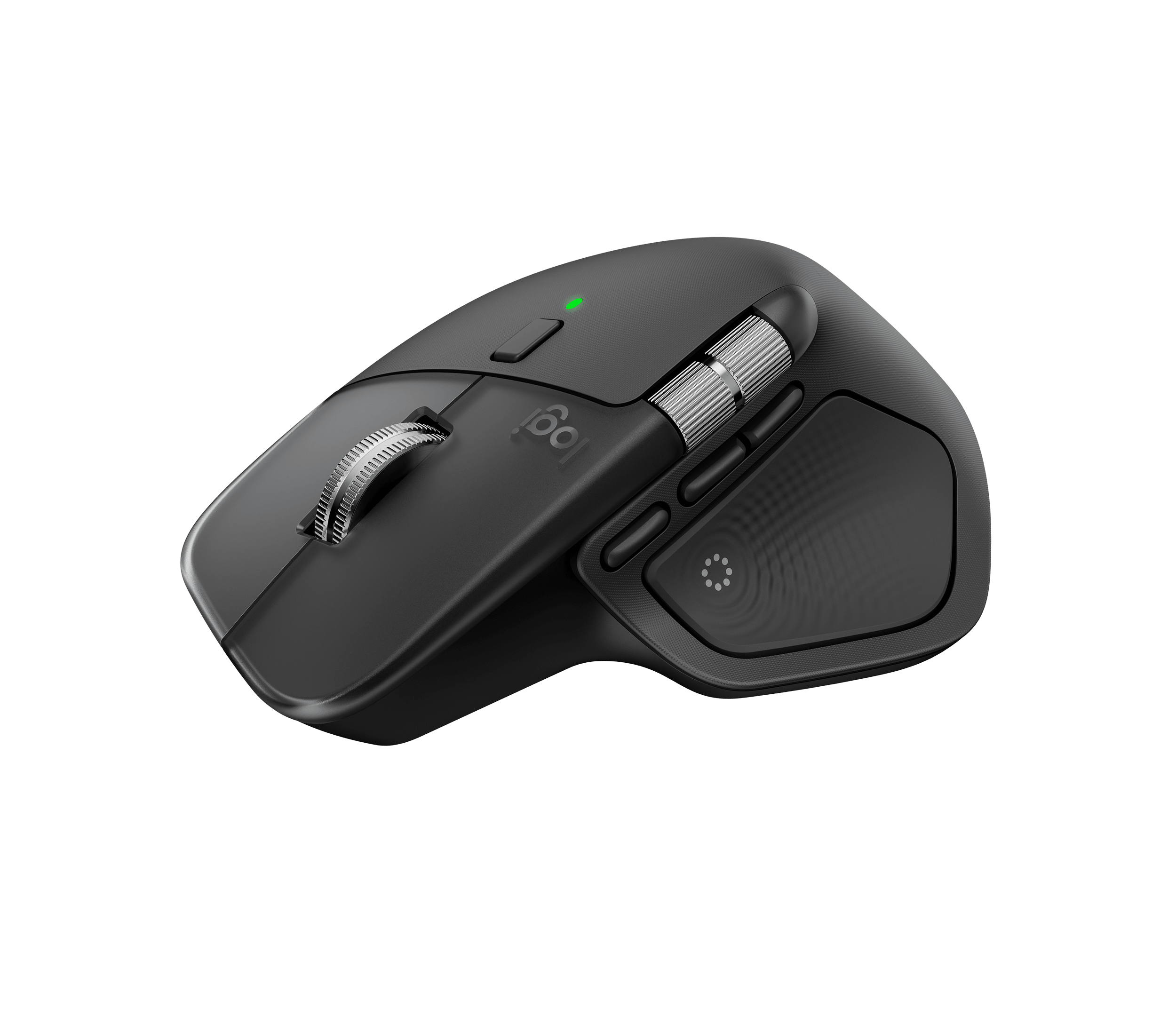 Logitech MX Master 4 High-performance Wireless Mouse with haptic feedback, цвет: Чёрный — фото 2