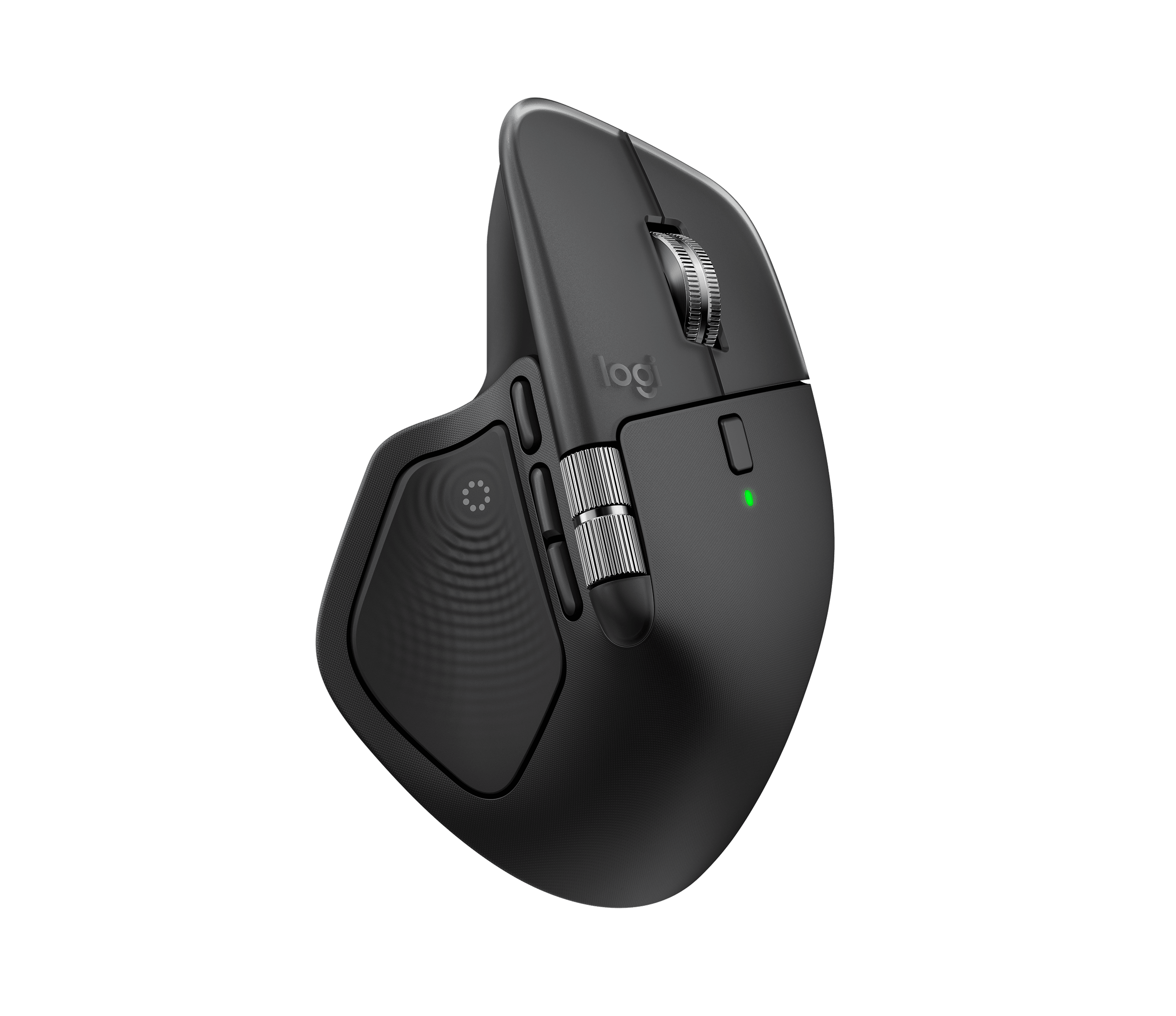 Logitech MX Master 4 High-performance Wireless Mouse with haptic feedback, цвет: Чёрный — фото 3