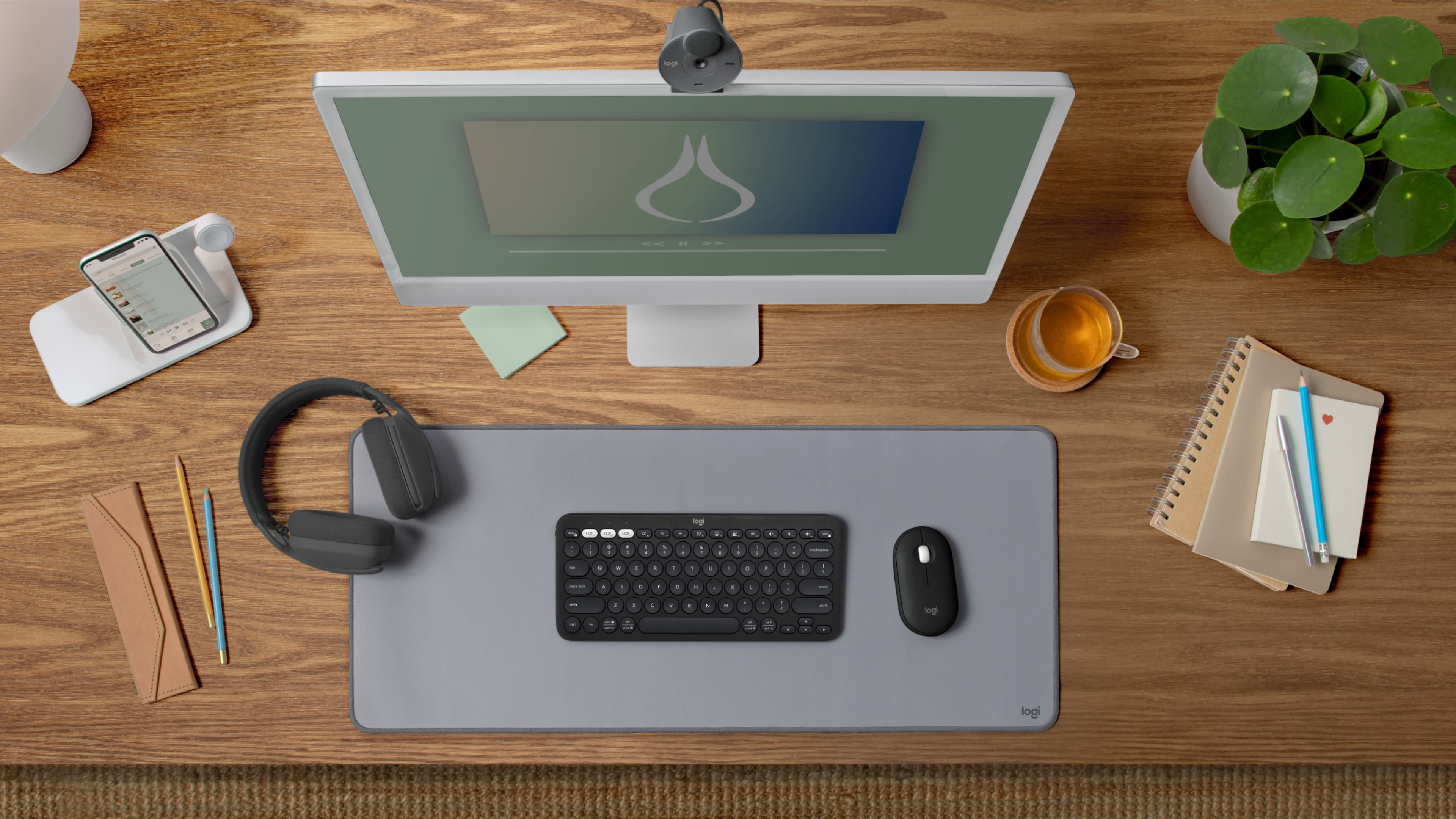 Logitech Pebble Mouse 2 M350s, цвет: Чёрный — фото 6