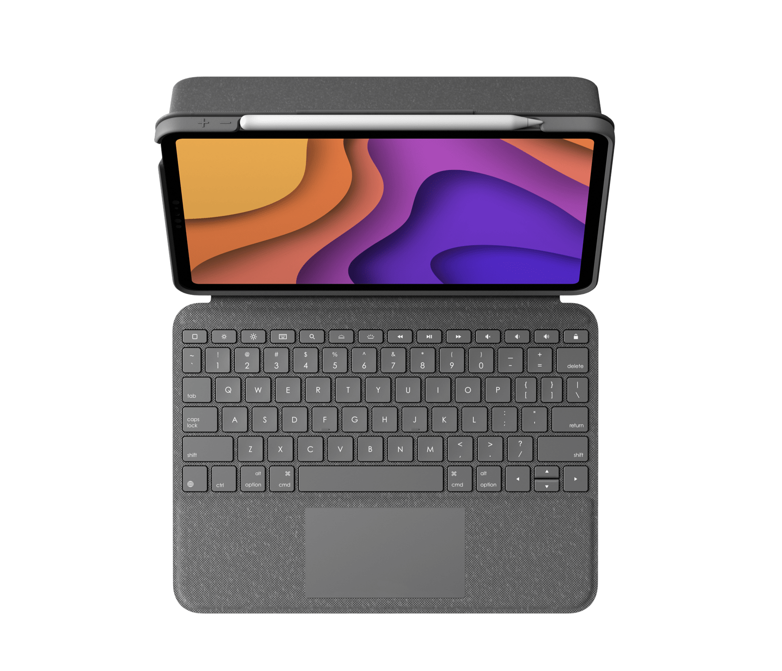 Logitech Folio Touch for iPad Air, цвет: Серый — фото 2