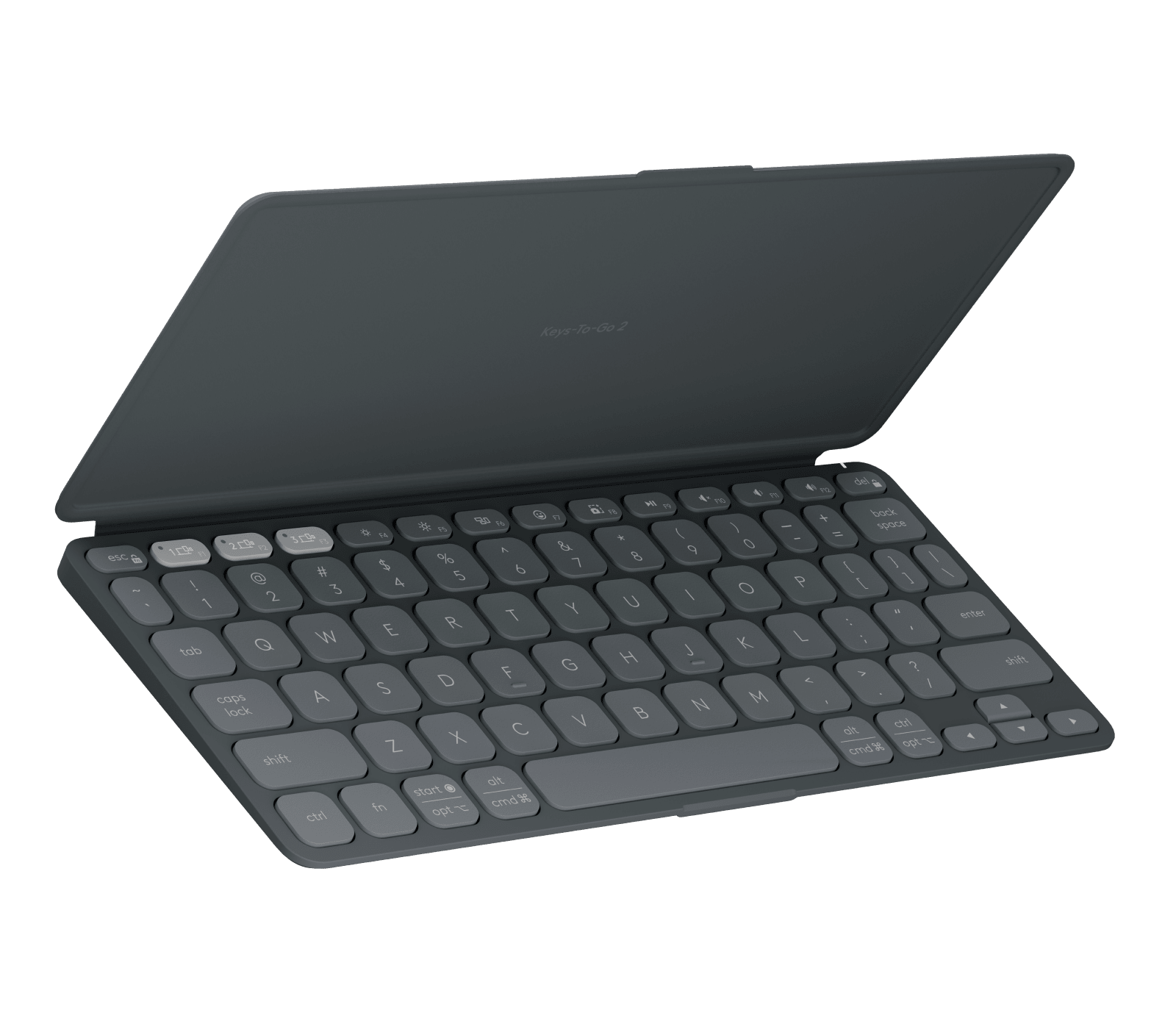 Logitech Keys-To-Go 2 Ultra-portable keyboard with cover, цвет: Графитовый