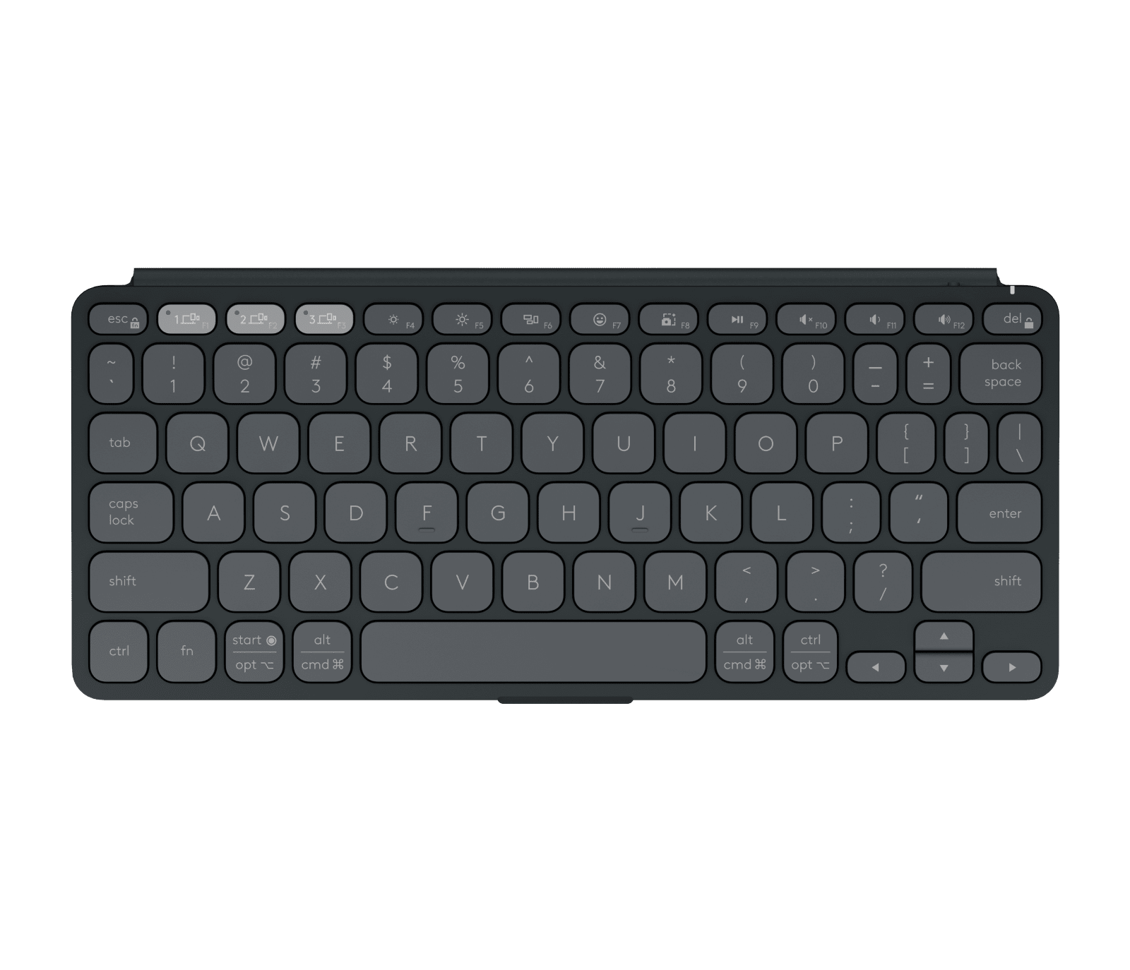 Logitech Keys-To-Go 2 Ultra-portable keyboard with cover, цвет: Графитовый — фото 2