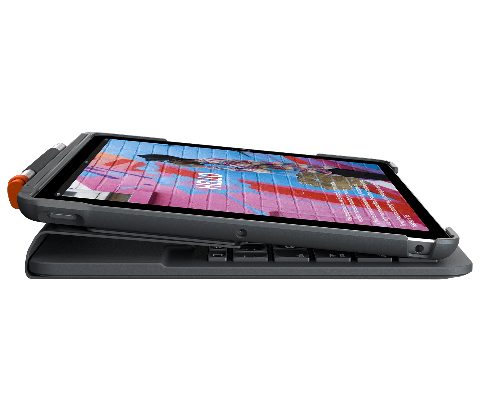 Logitech Slim Folio for iPad, цвет: Графитовый — фото 4