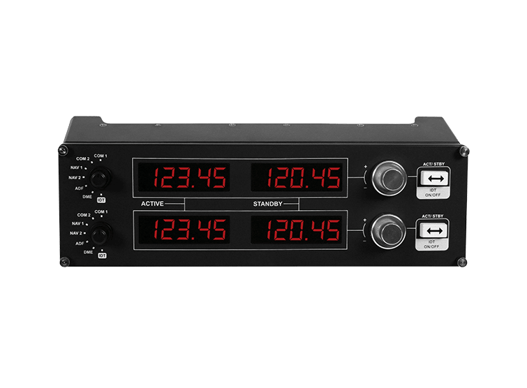 Panneau radio de simulateur de vol