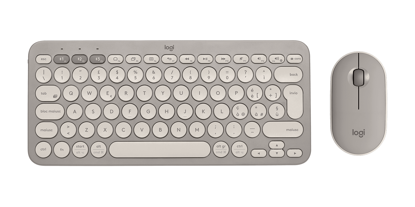 K380 MULTI-DEVICE KEYBOARD + M350 PEBBLE MOUSE