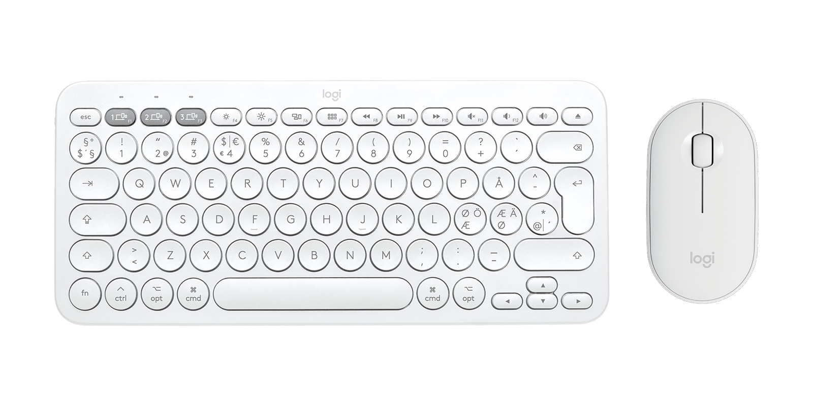 Logitech K380 for Mac M350 Wireless Keyboard Mouse Combo