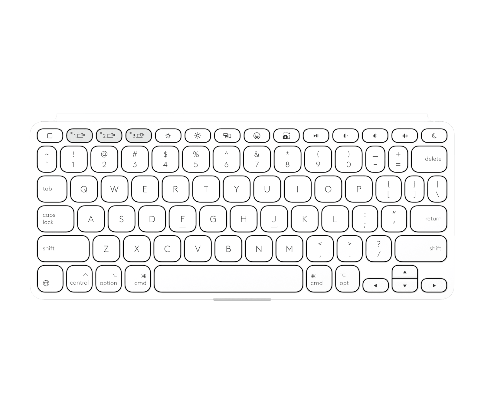在庫処分セール テ keys-to-go-2-pale-grey-apple- キーボード
