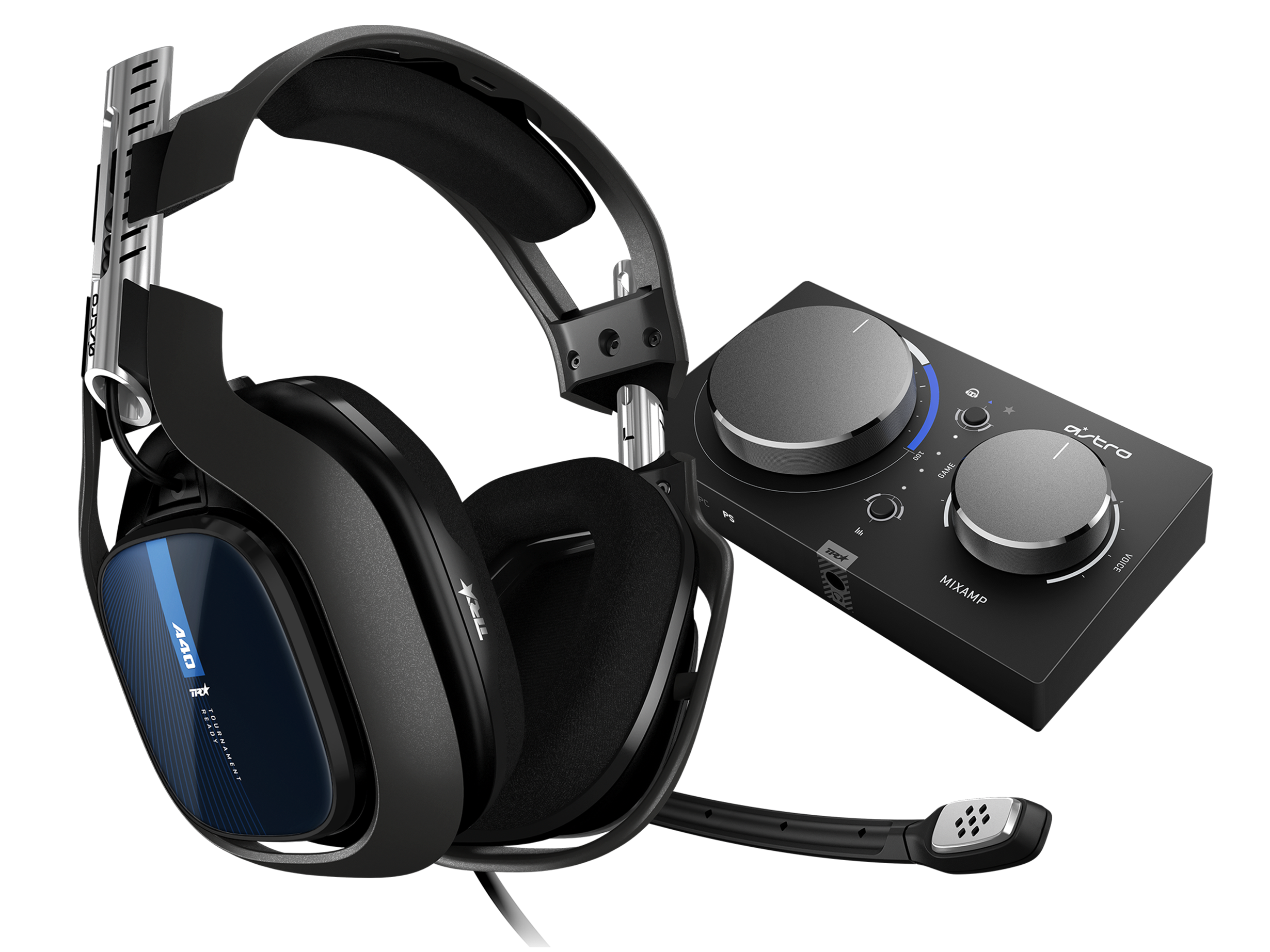 ASTRO A40 TR HEADSET + MIXAMP PRO TR Wired Gaming Headset + MixAmp for Xbox  PlayStation, and PC/MAC*