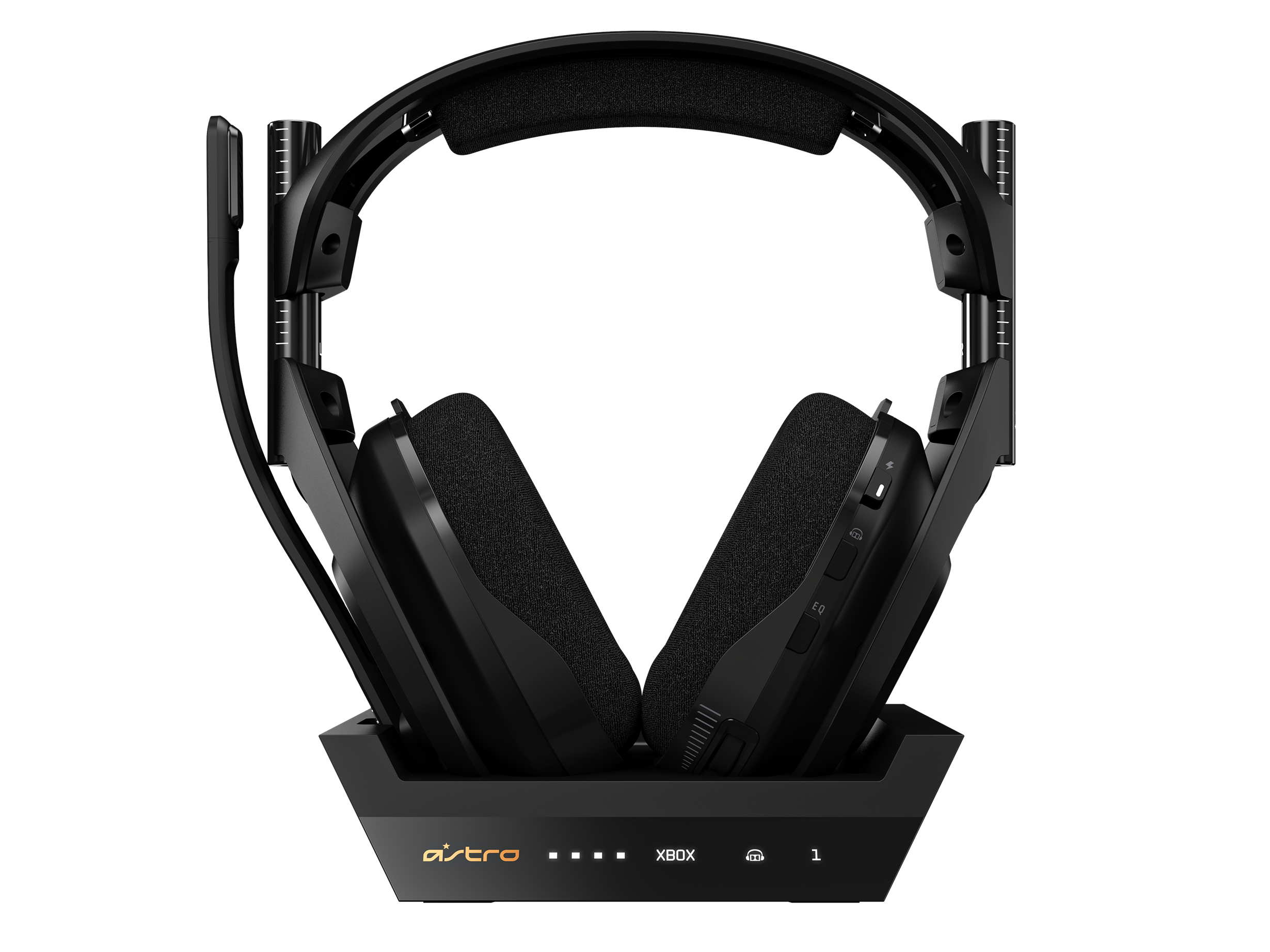 

ASTRO A50 Wireless + stazione base Cuffia con microfono gaming wireless per Xbox, PlayStation e PC/MAC* - Nero/Oro