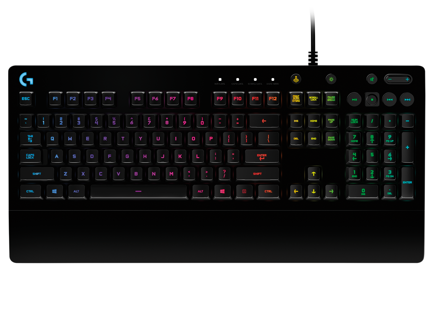 Logitech Gaming with RGB Lighting & Anti-Ghosting