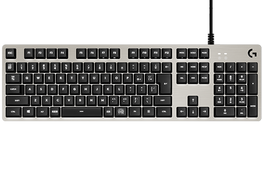 Deutsches Layout Logitech G413 Mechanische Gaming-Tastatur silver 