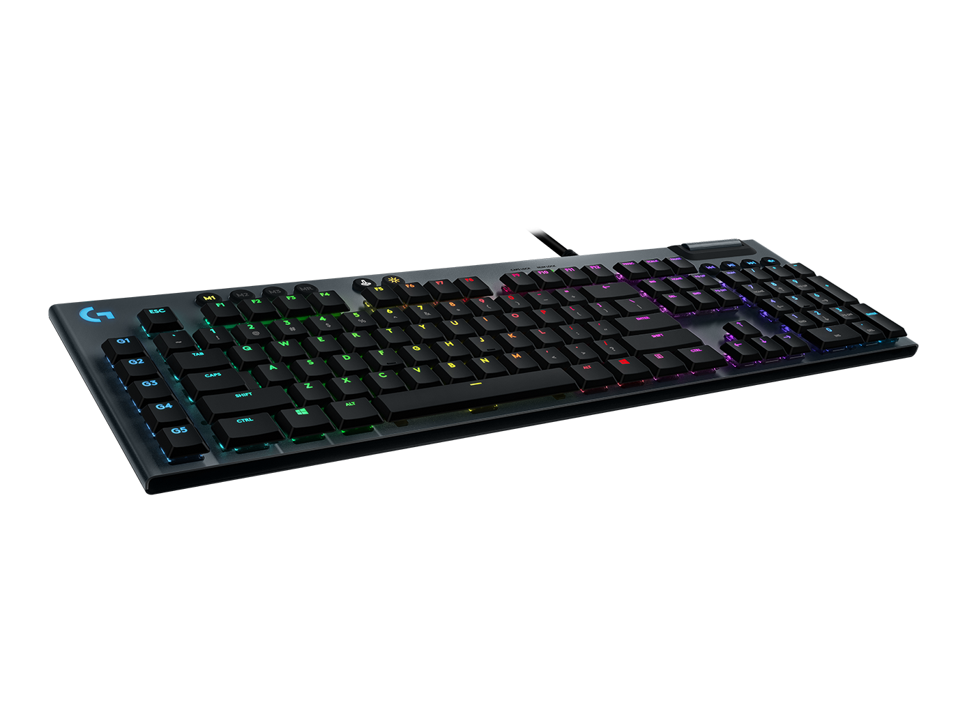 Teclado Mecanico CORSAIR K70 RGB MK.2 LOW PROFILE RAPIDFIRE Full-size