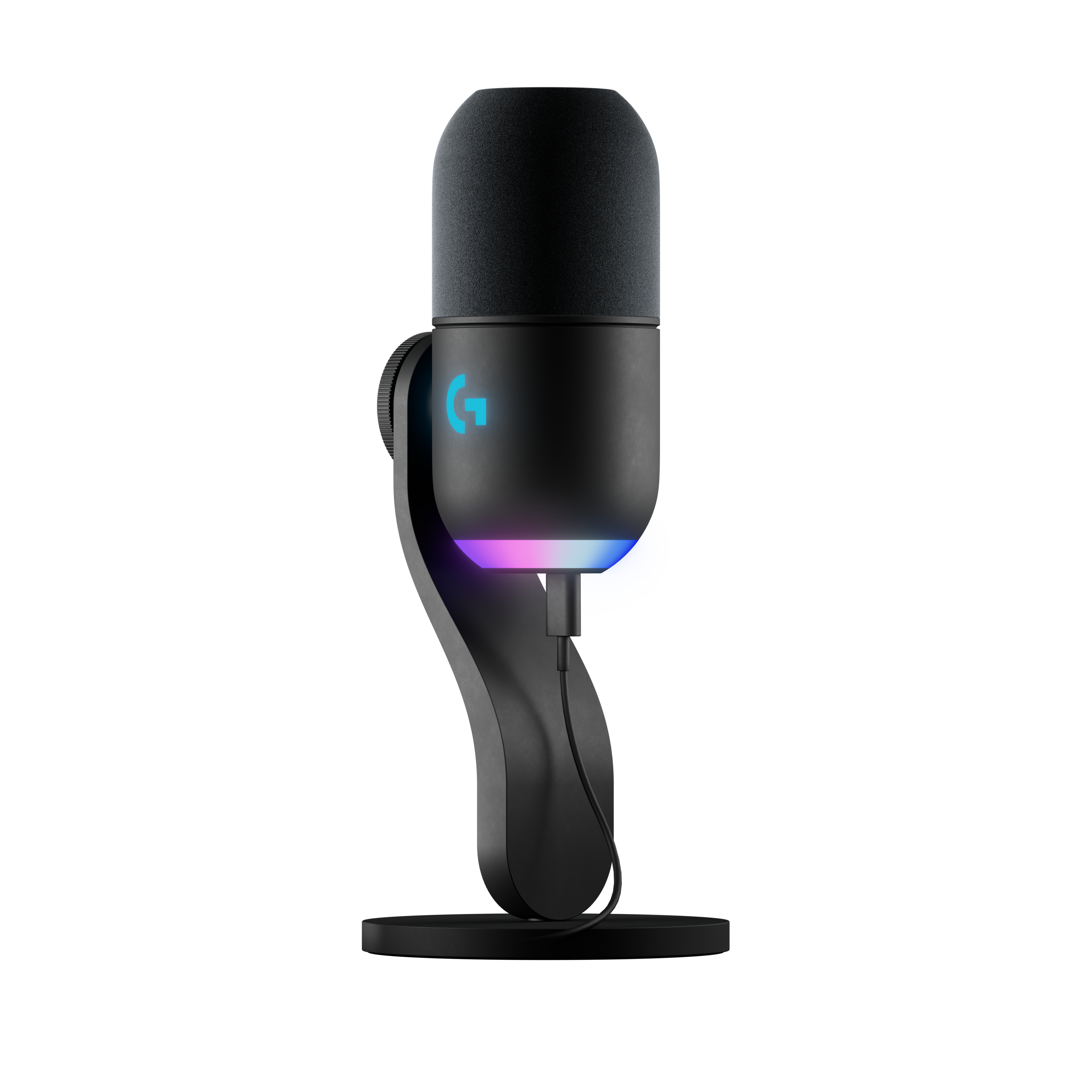 The Logitech G YETI GX microphone cancels out background noise