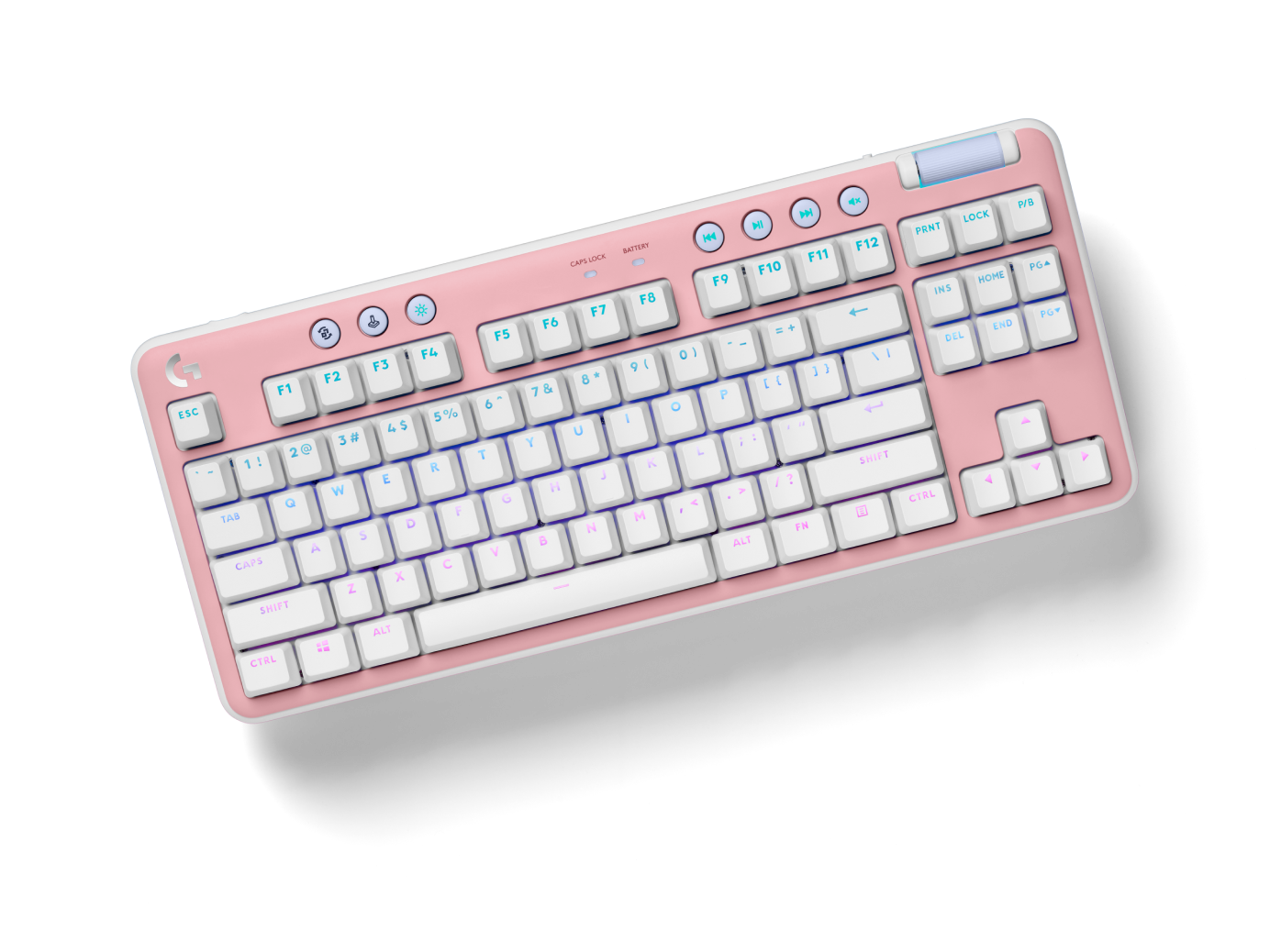 Image of Top Plate Aurora Collection top plate for G715 Keyboard - Pink Dawn