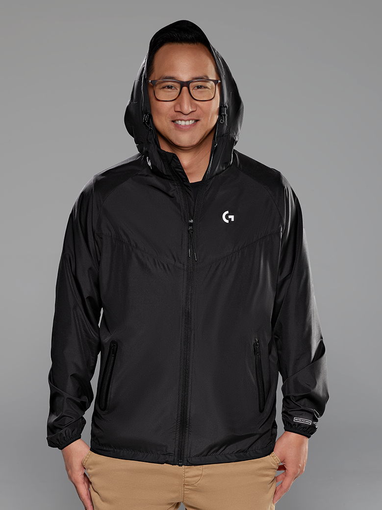 Image of LIGHTSPEED Jacket in Black Ultra-lightweight and portable poly jacket that packs into its own pocket. Extra Small