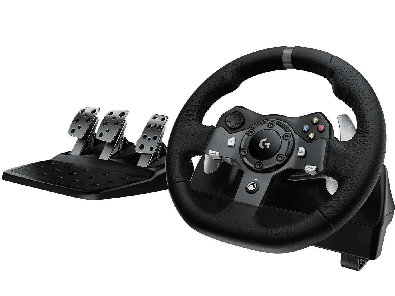 Logitech Volante+Pedales PC/PS5/PS4/PS3 G29 Driving Force Negro