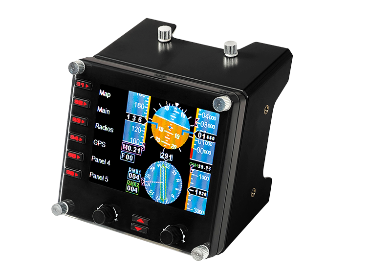 Flight Instrument Panel Professional Simulation LCD Multi-Instrument  Controller