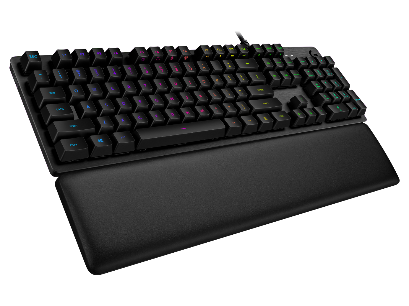 G513 CARBON and SILVER LIGHTSYNC RGB Mechanical Gaming Keyboard with  Palmrest