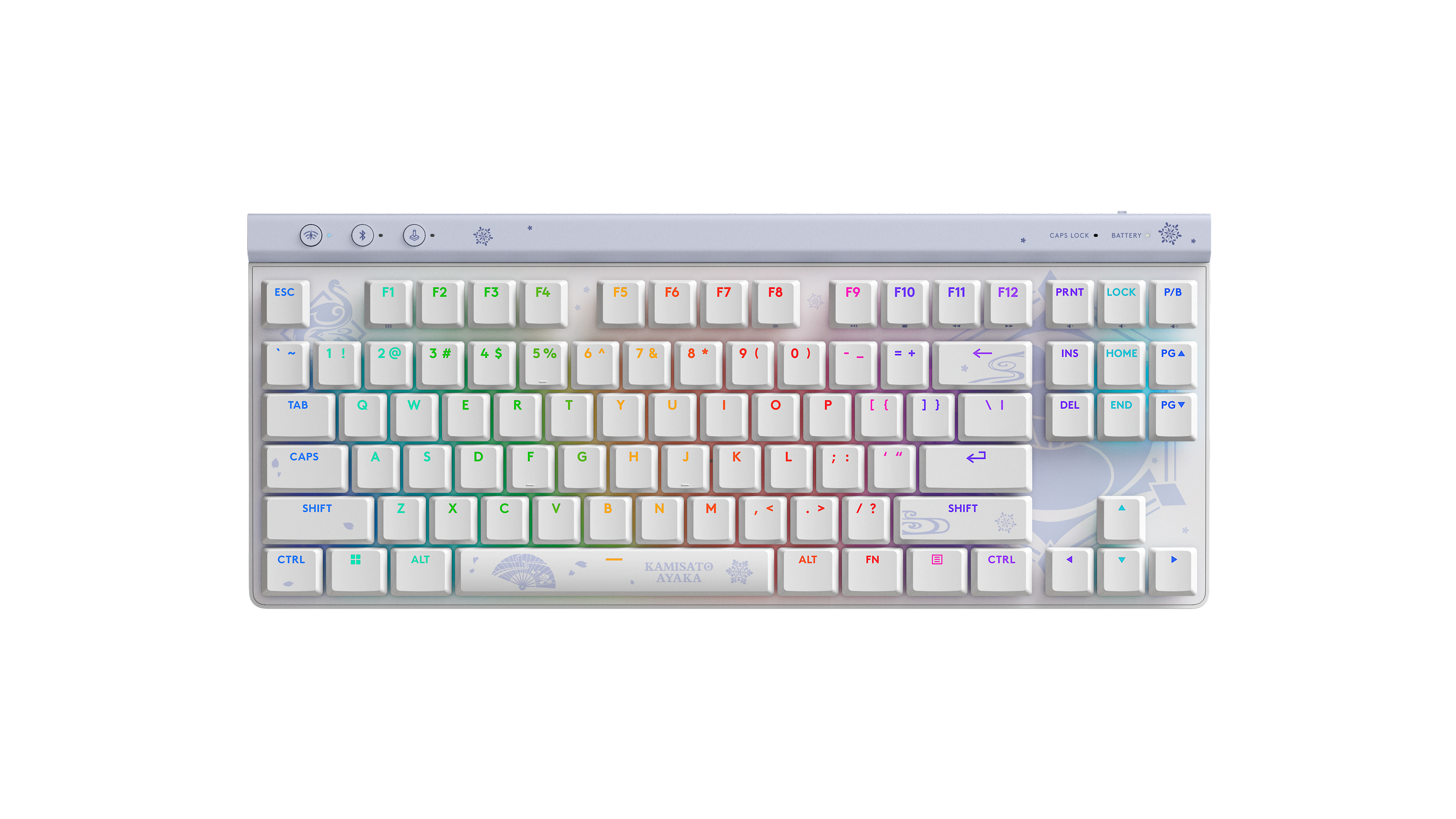 原神 Logitech G517 ワイヤレスゲーミング キーボード 神里綾華 ロジクールG×「原神」第3弾！ 神里綾華仕様のゲーミング