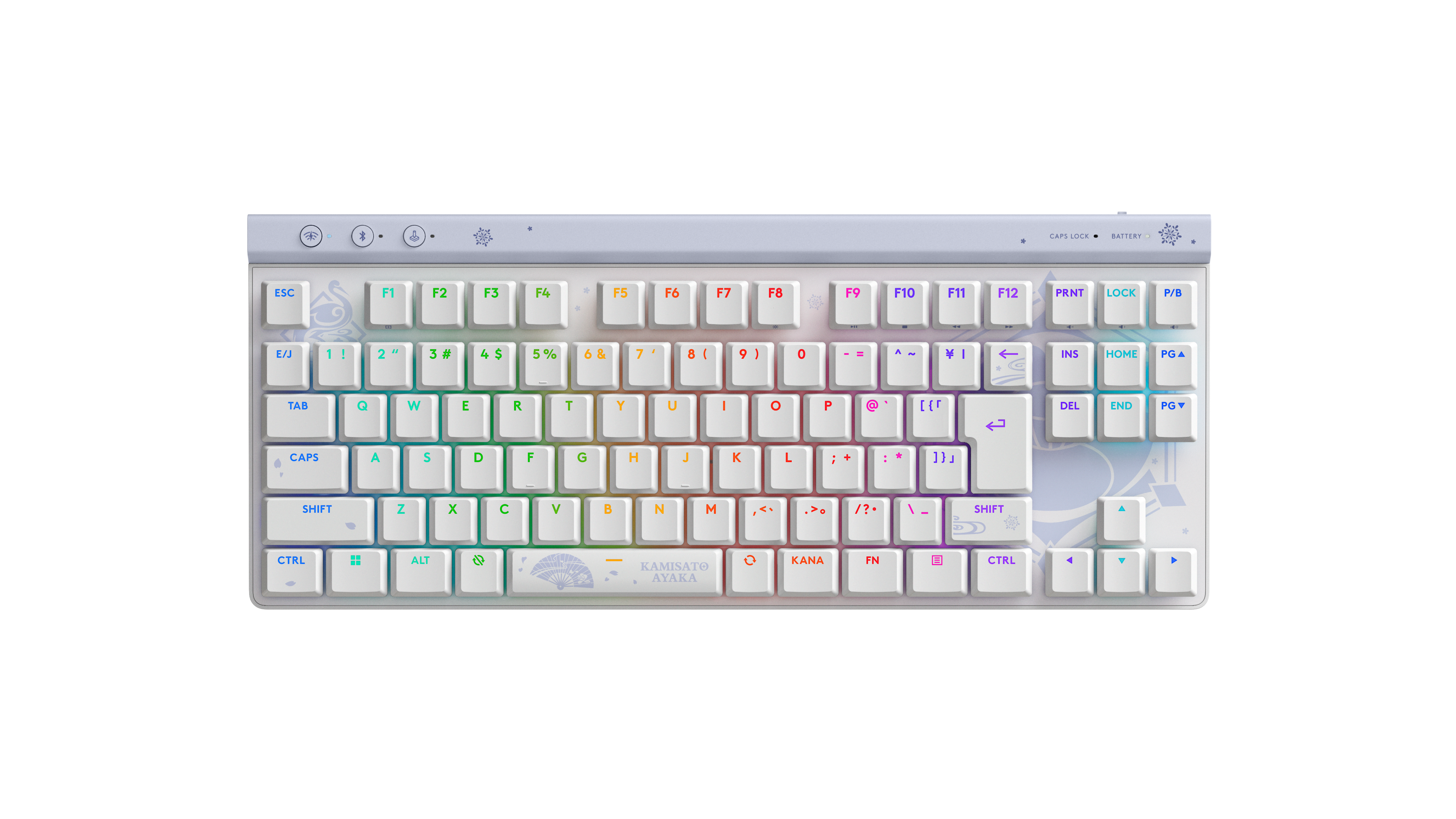 原神 Logitech G517 ワイヤレスゲーミングキーボード 神里綾華モデル 原神 Logitech G517 ワイヤレスゲーミング キーボード 神里綾華